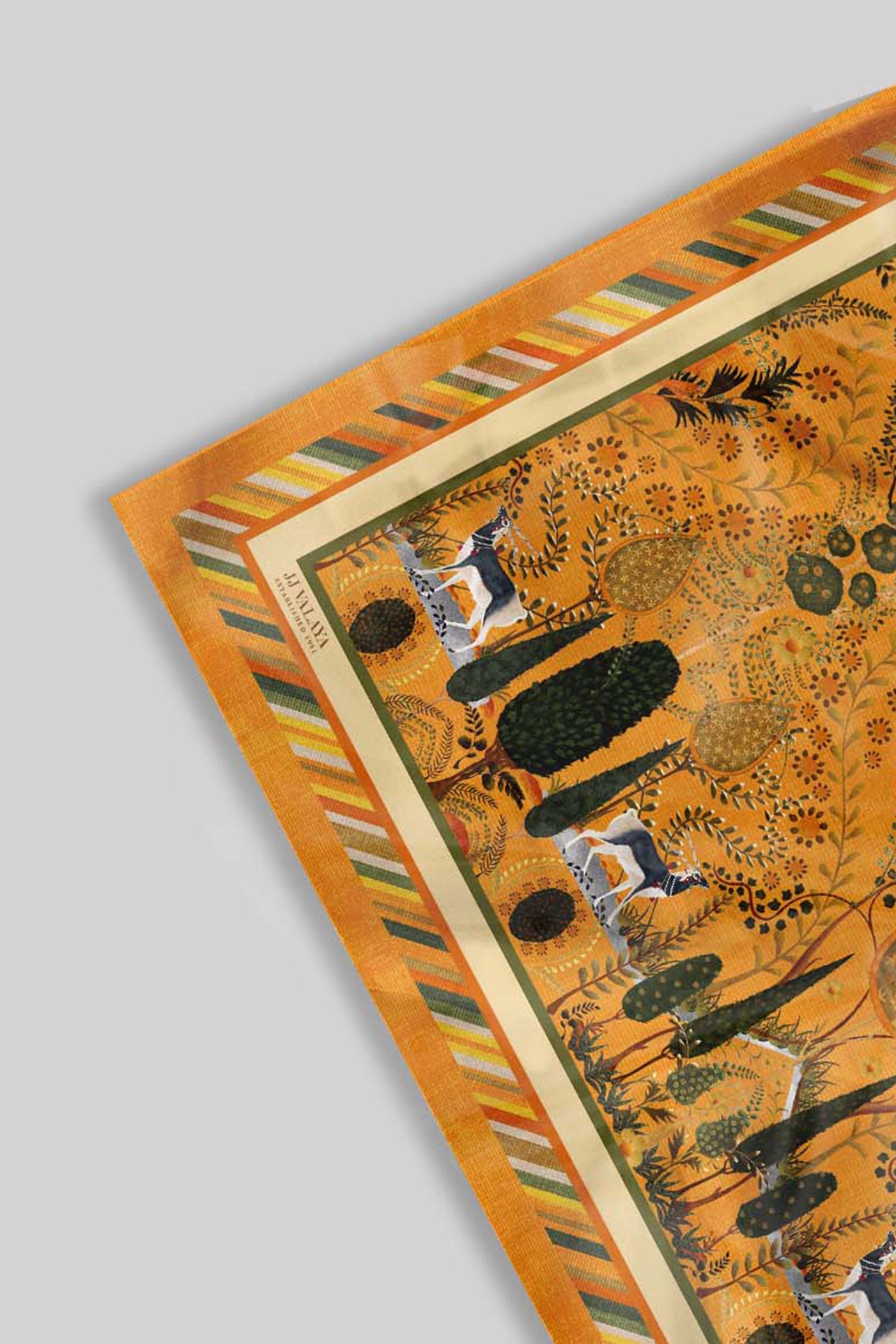 Amber Yellow Pocket Square