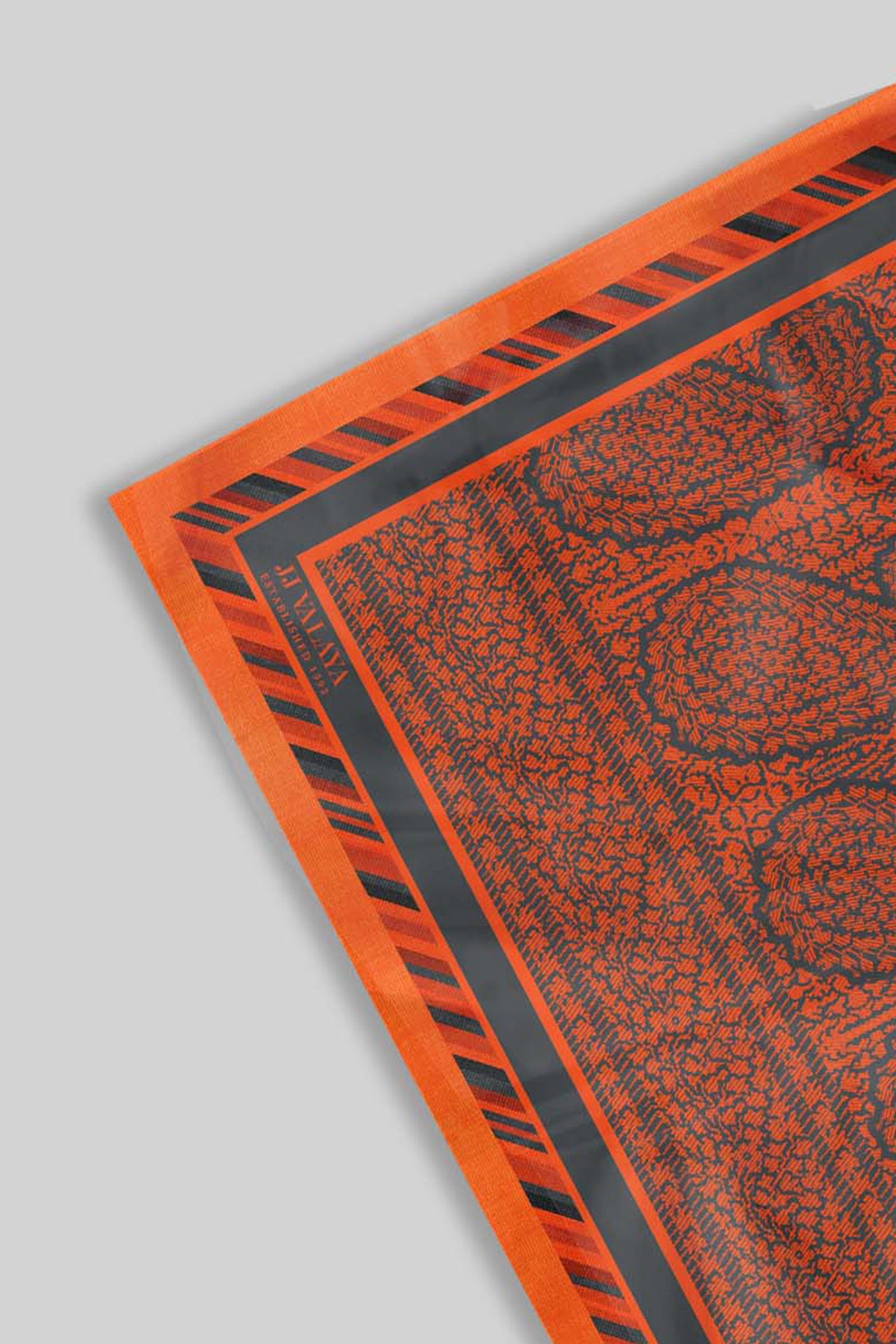 Tangerine Orange Pocket Square