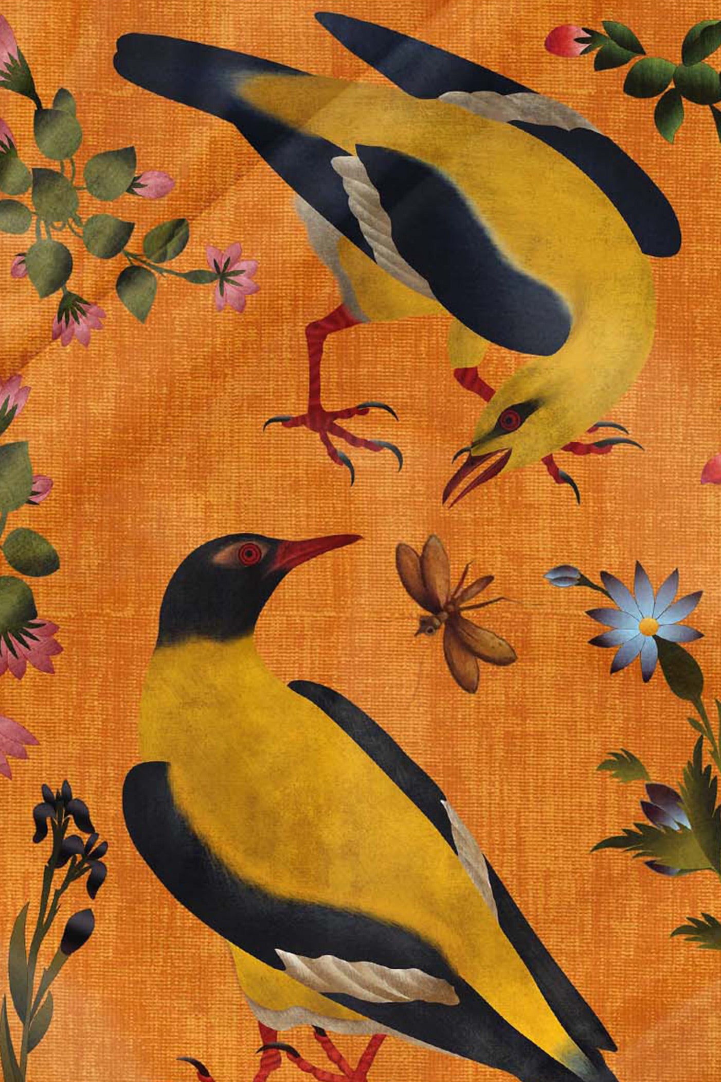 Saffron Orange Pocket Square