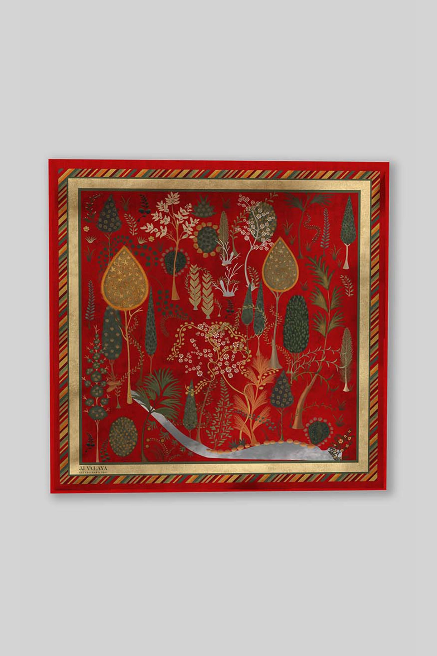 Scarlet Red Pocket Square