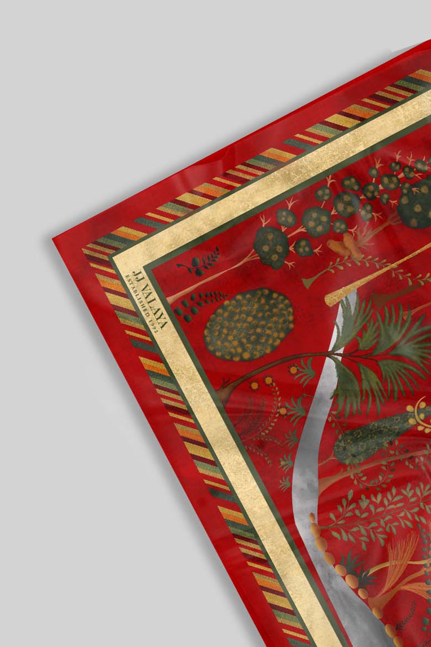Scarlet Red Pocket Square