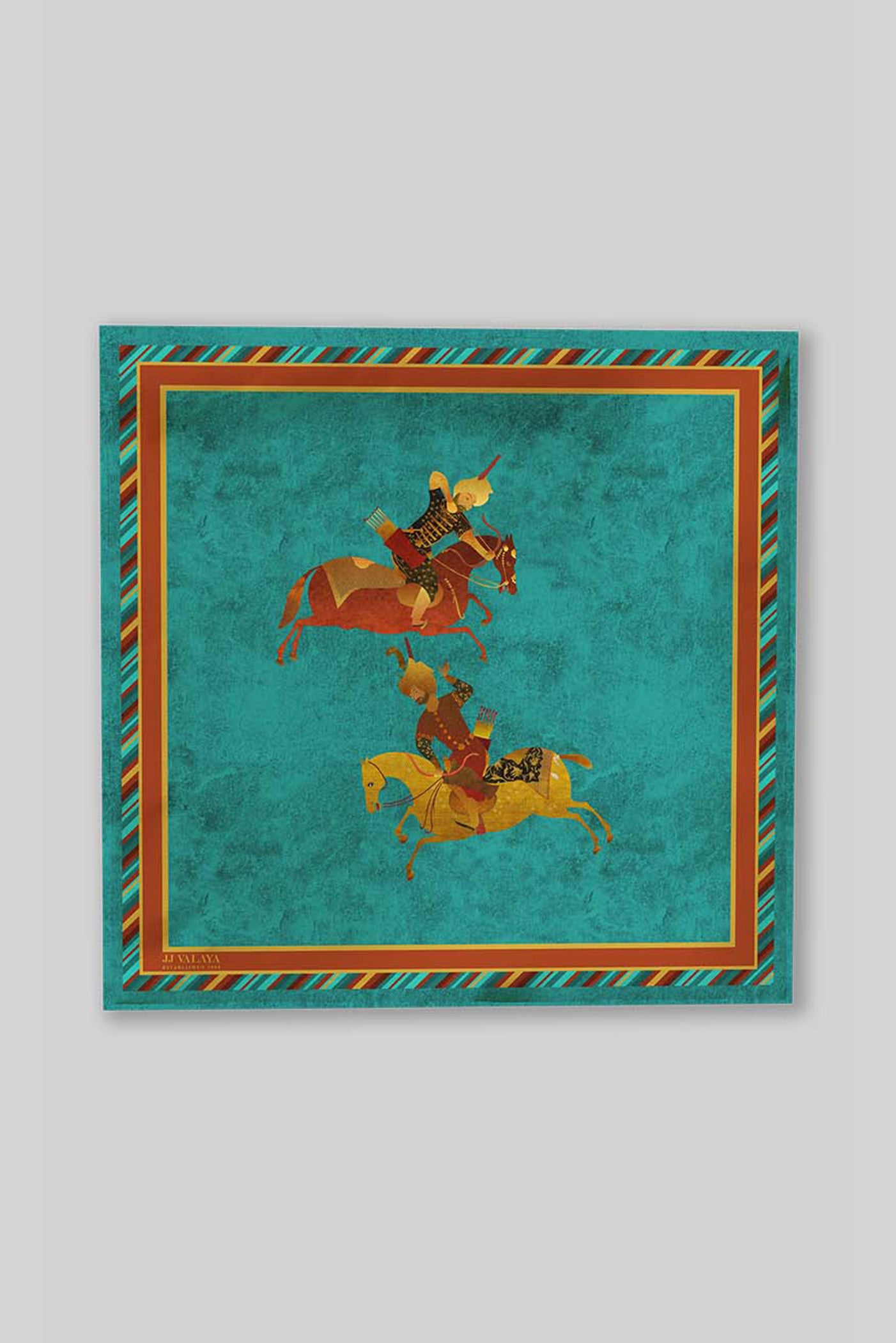 Teal Blue Pocket Square