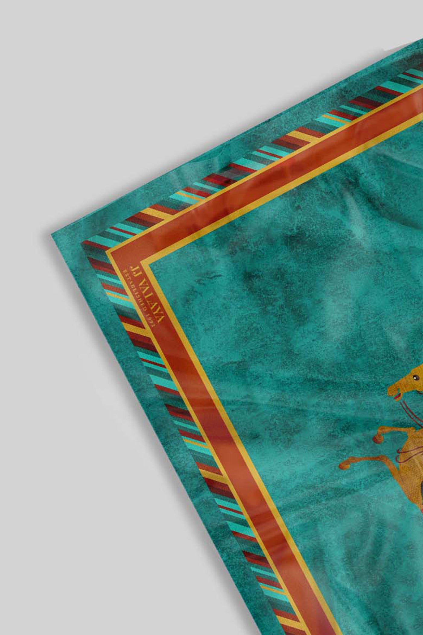 Teal Blue Pocket Square