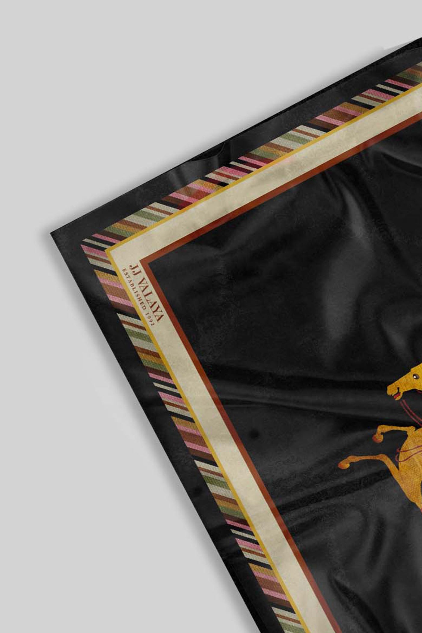 Royale Black Pocket Square