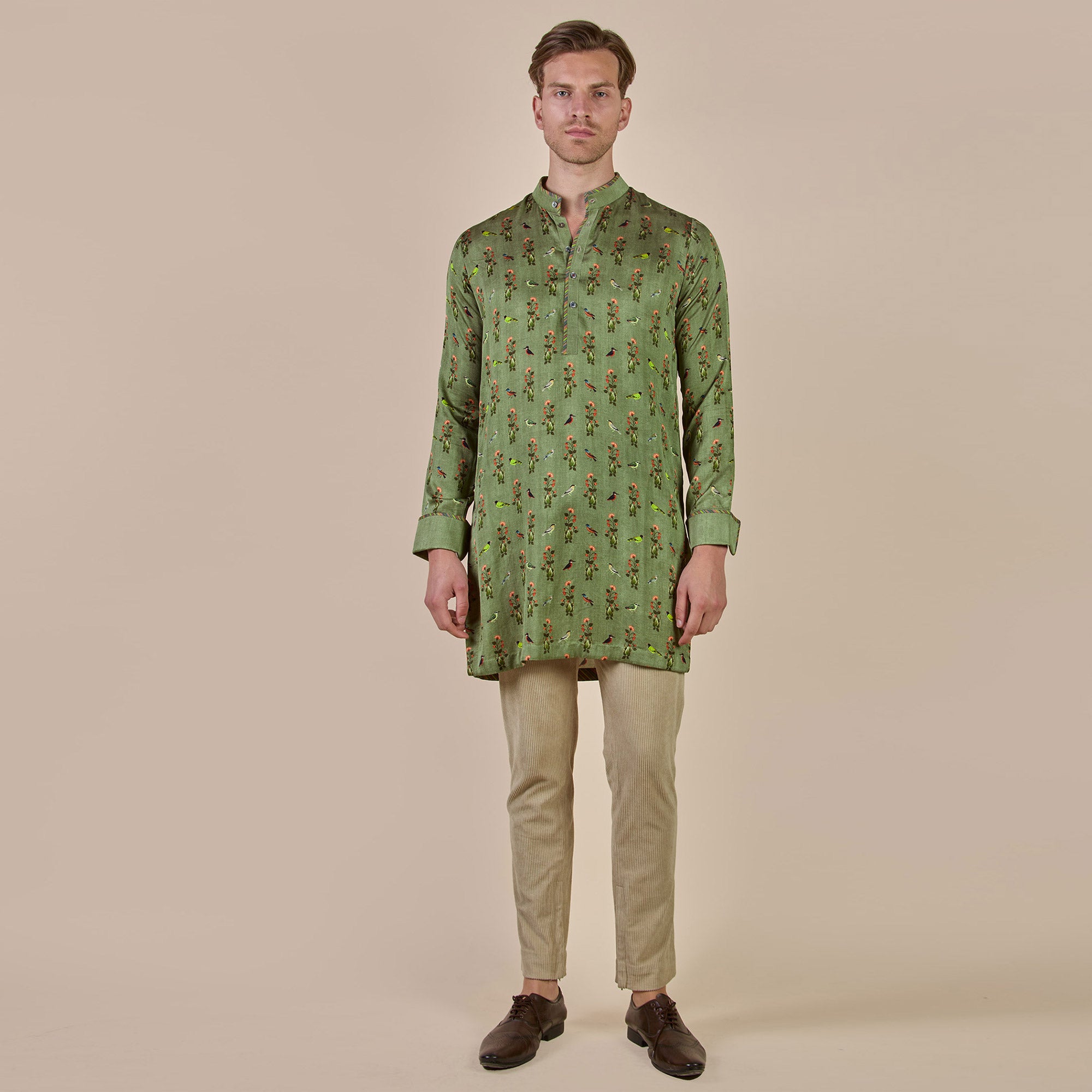 Sap Green Kurta | PANJ