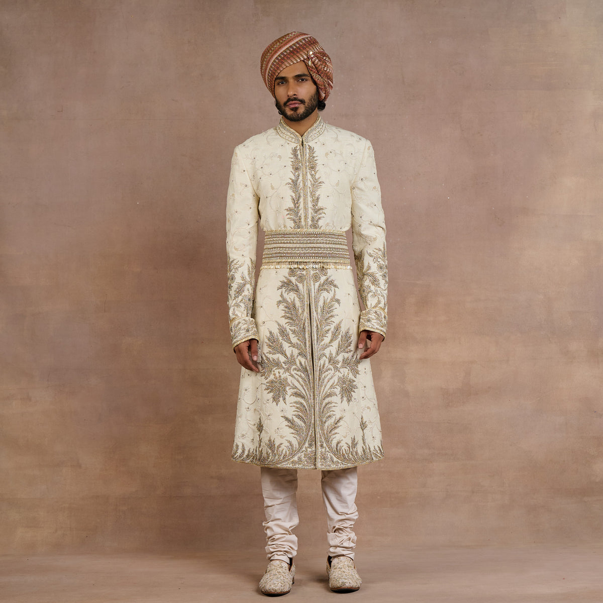 Pearl Ivory Sherwani Set | Siddi
