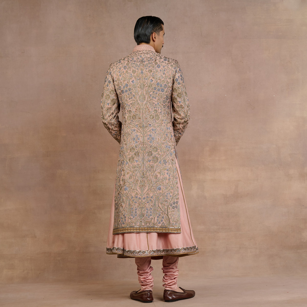 Blush Pink Sherwani Set | Siddi
