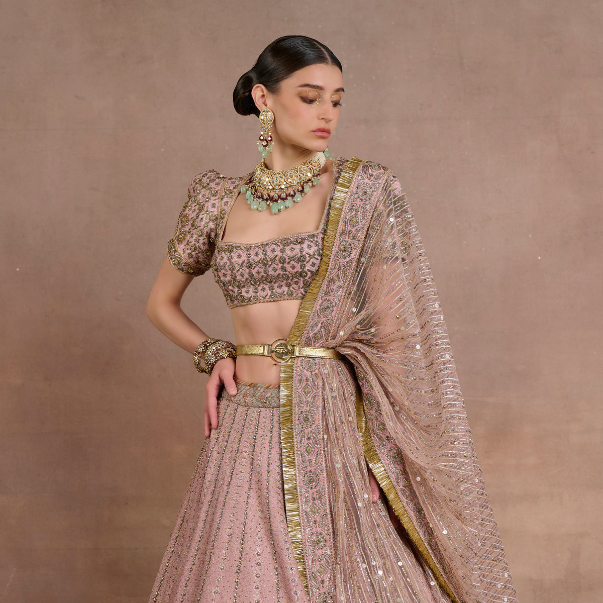 Blush Pink Lehenga Set | Siddi