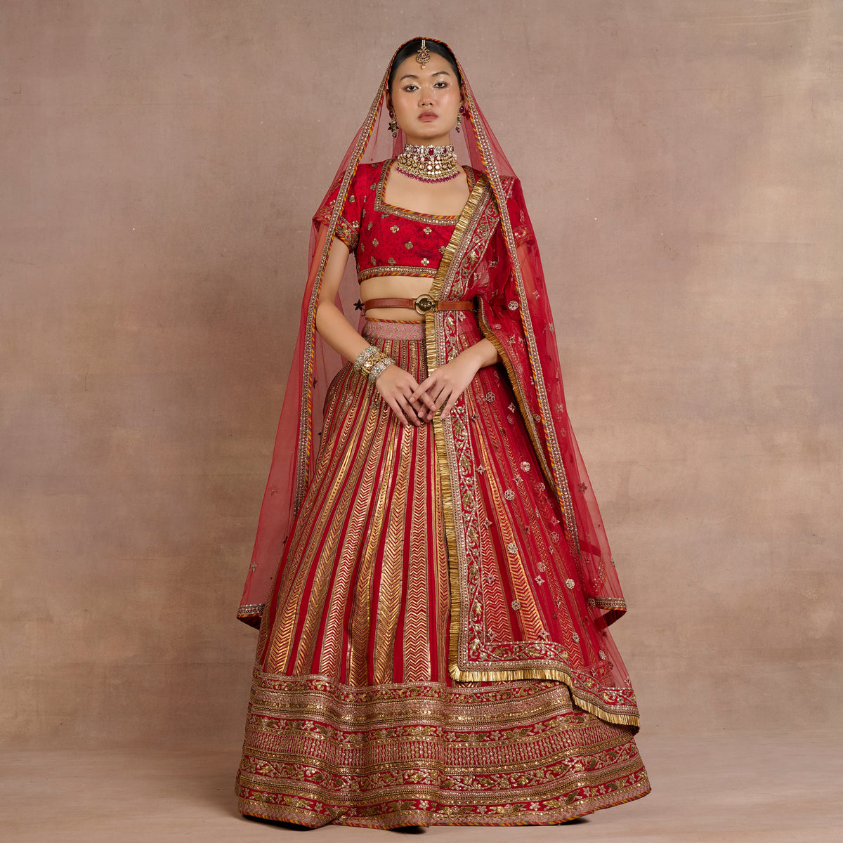 Classic Red Veil | Siddi