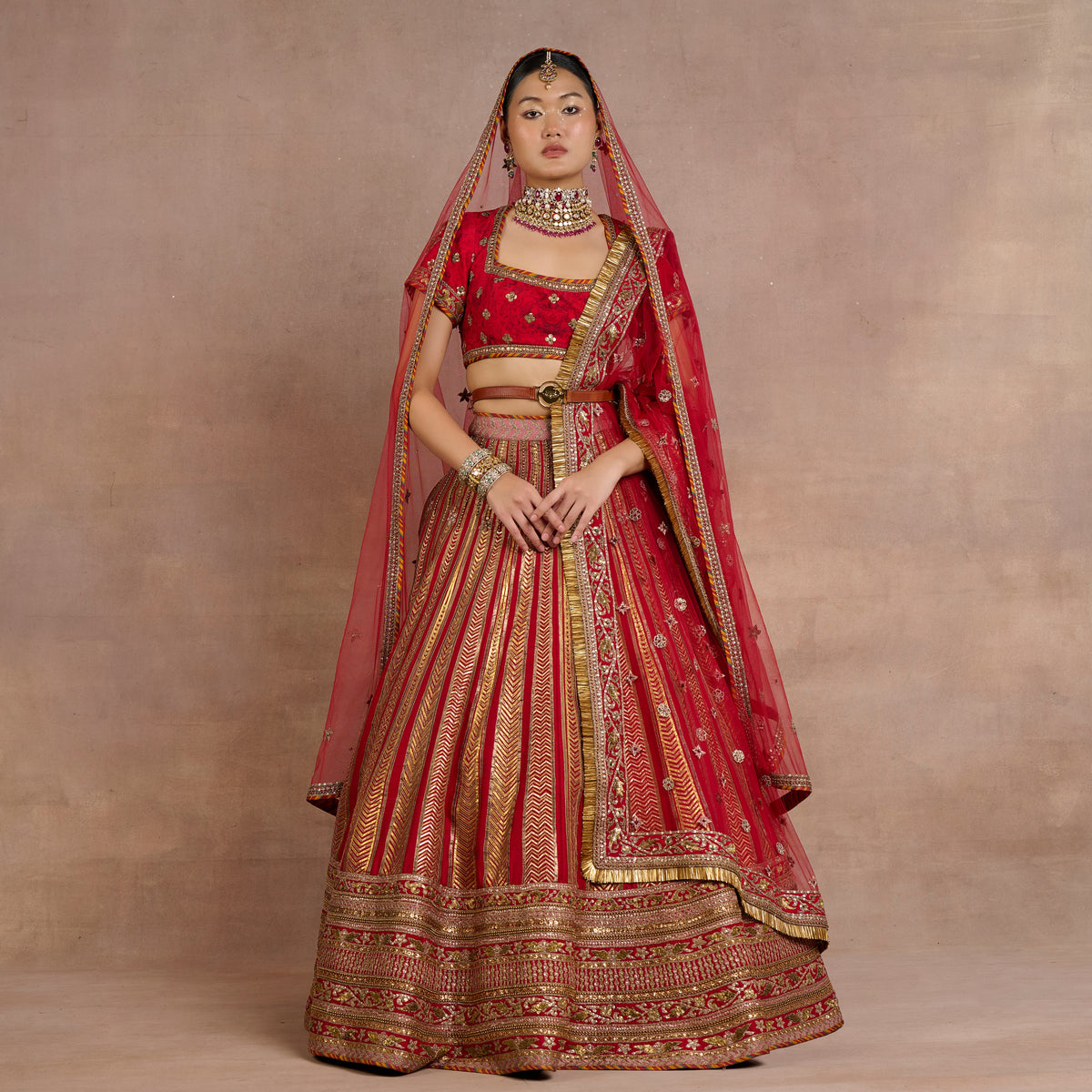 Classic Red Lehenga Set | Siddi