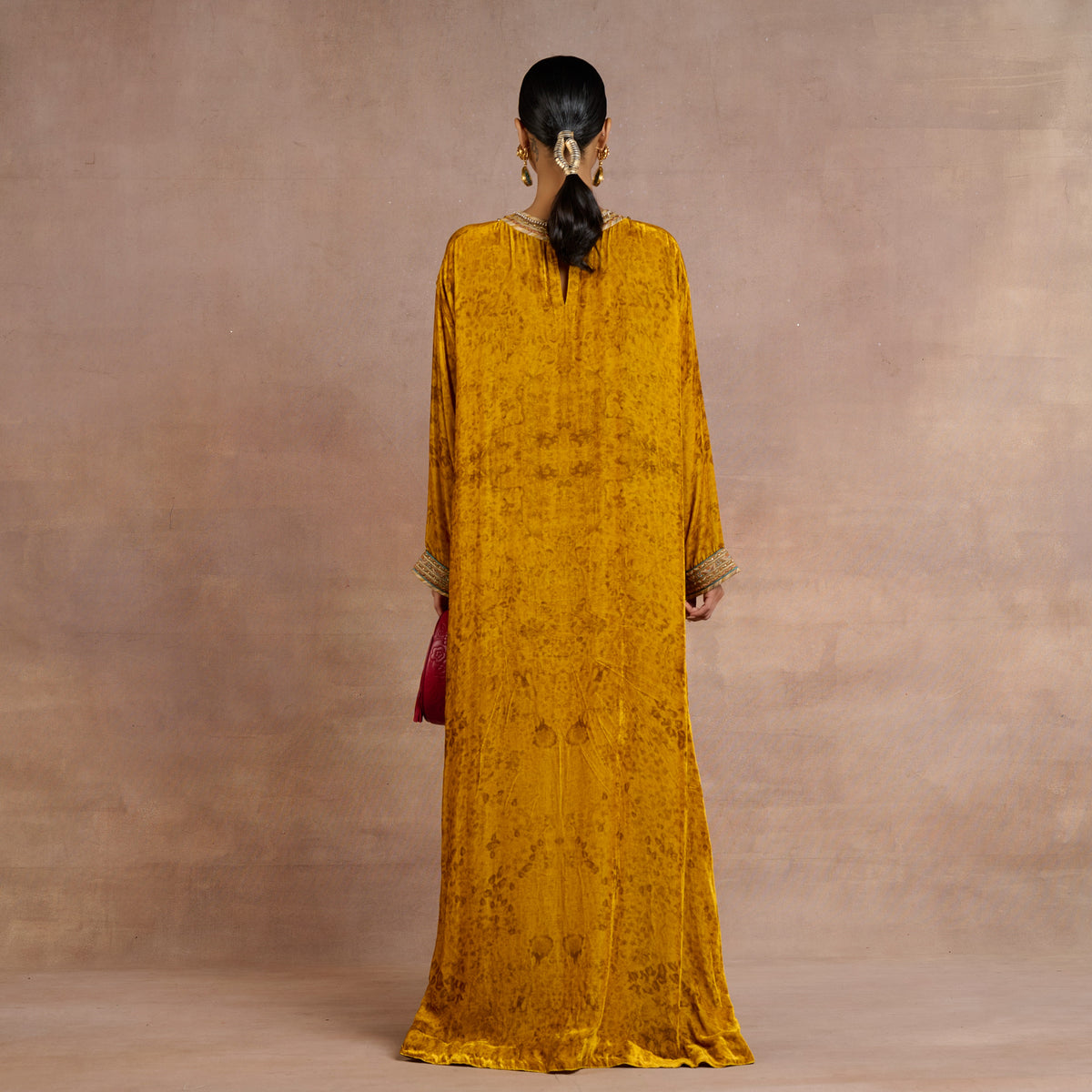Ochre Yellow Kaftan | Siddi