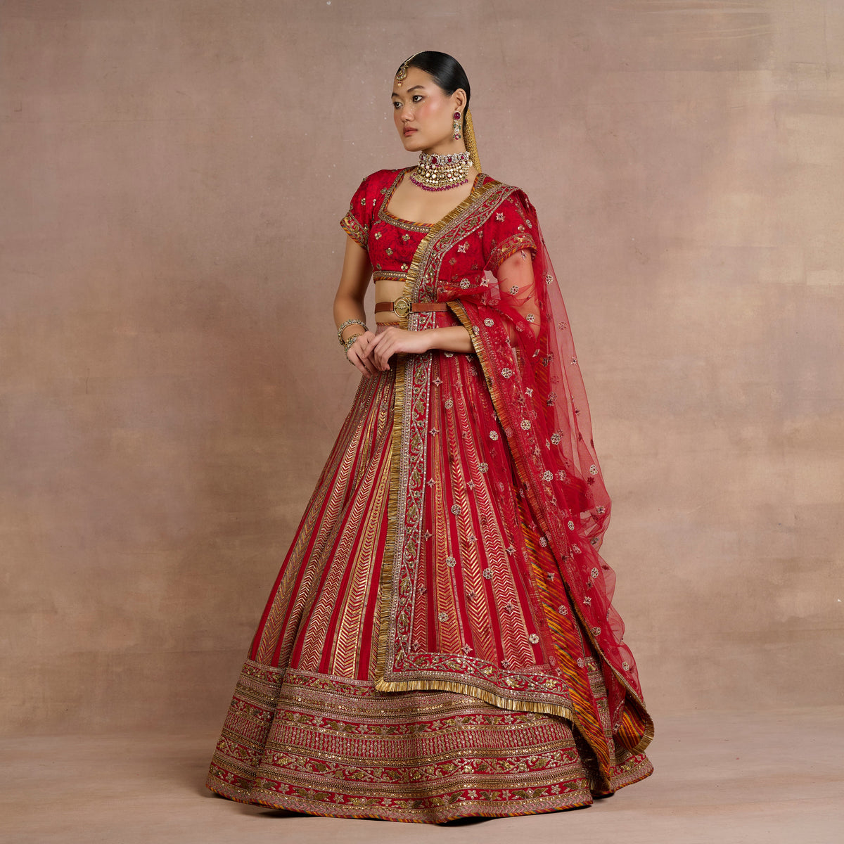 Classic Red Lehenga Set | Siddi
