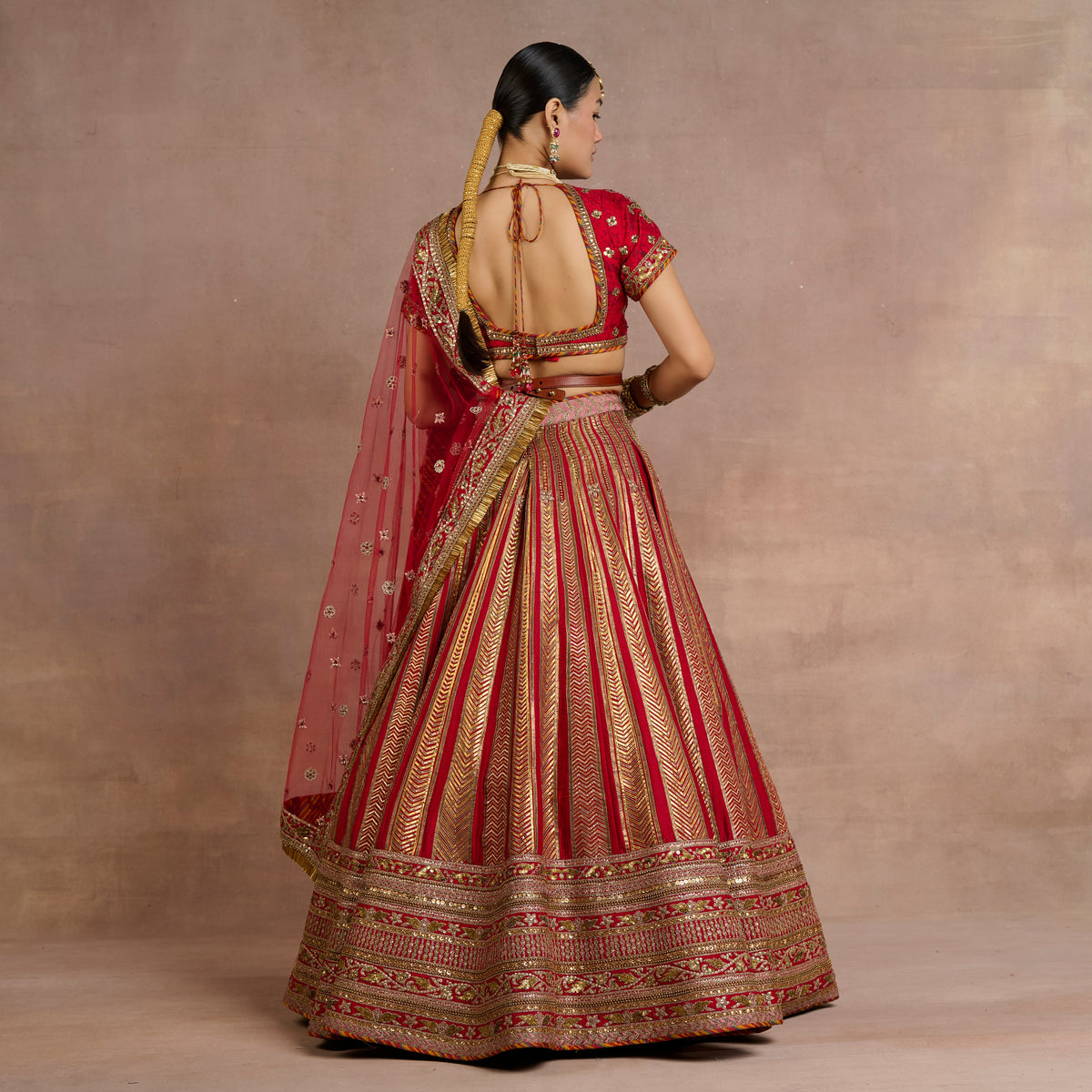 Classic Red Lehenga Set | Siddi