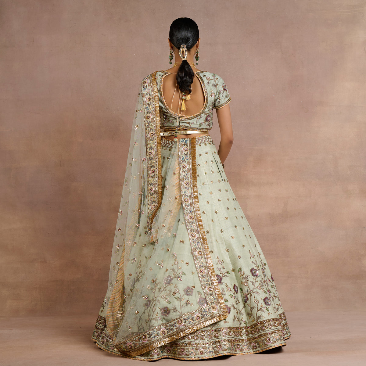 Sage Green Lehenga Set | Siddi
