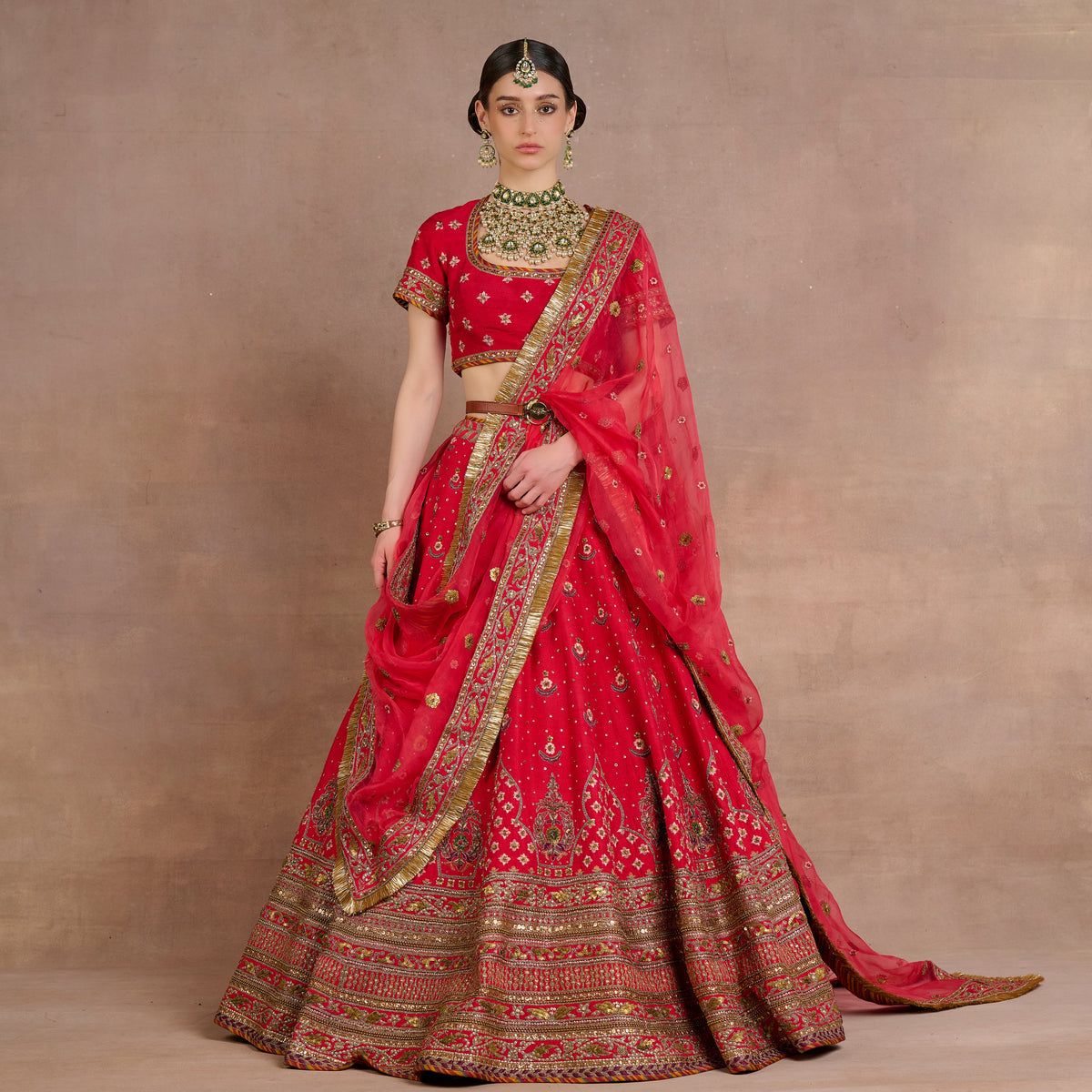 Rust Red Lehenga Set | Siddi