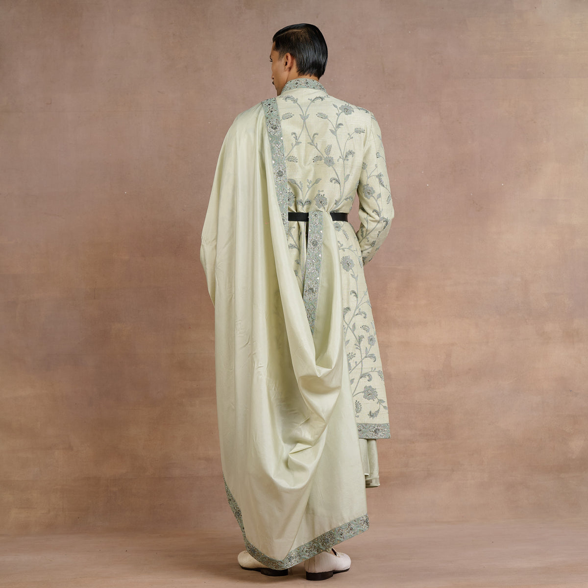 Sage Green Stole | Siddi