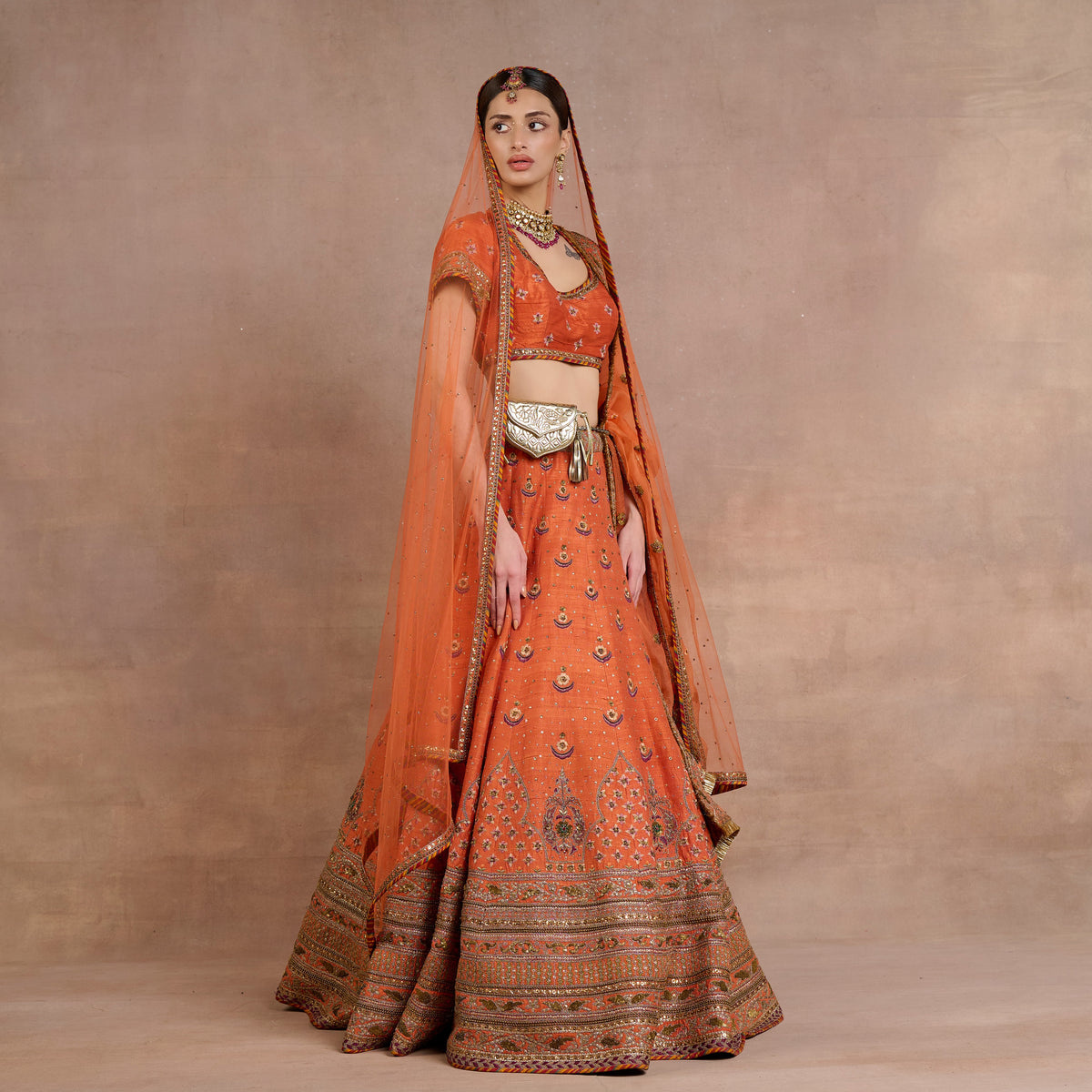 Rust Orange Veil | Siddi