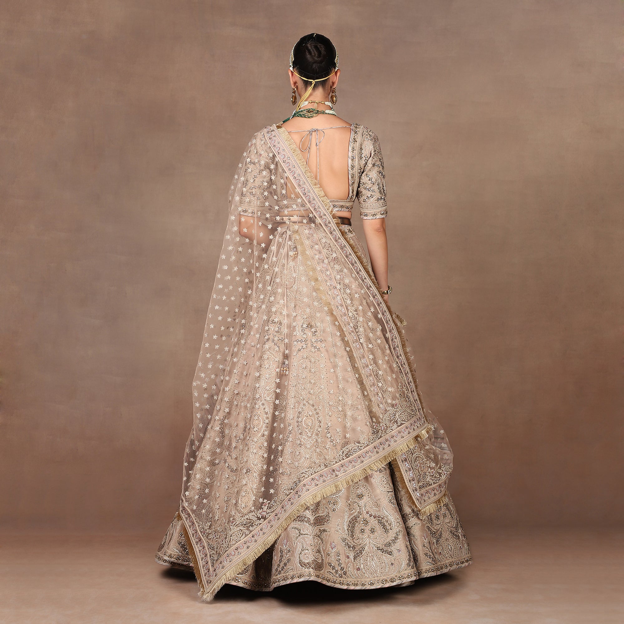 Taupe Lehenga Set | MURAQQA