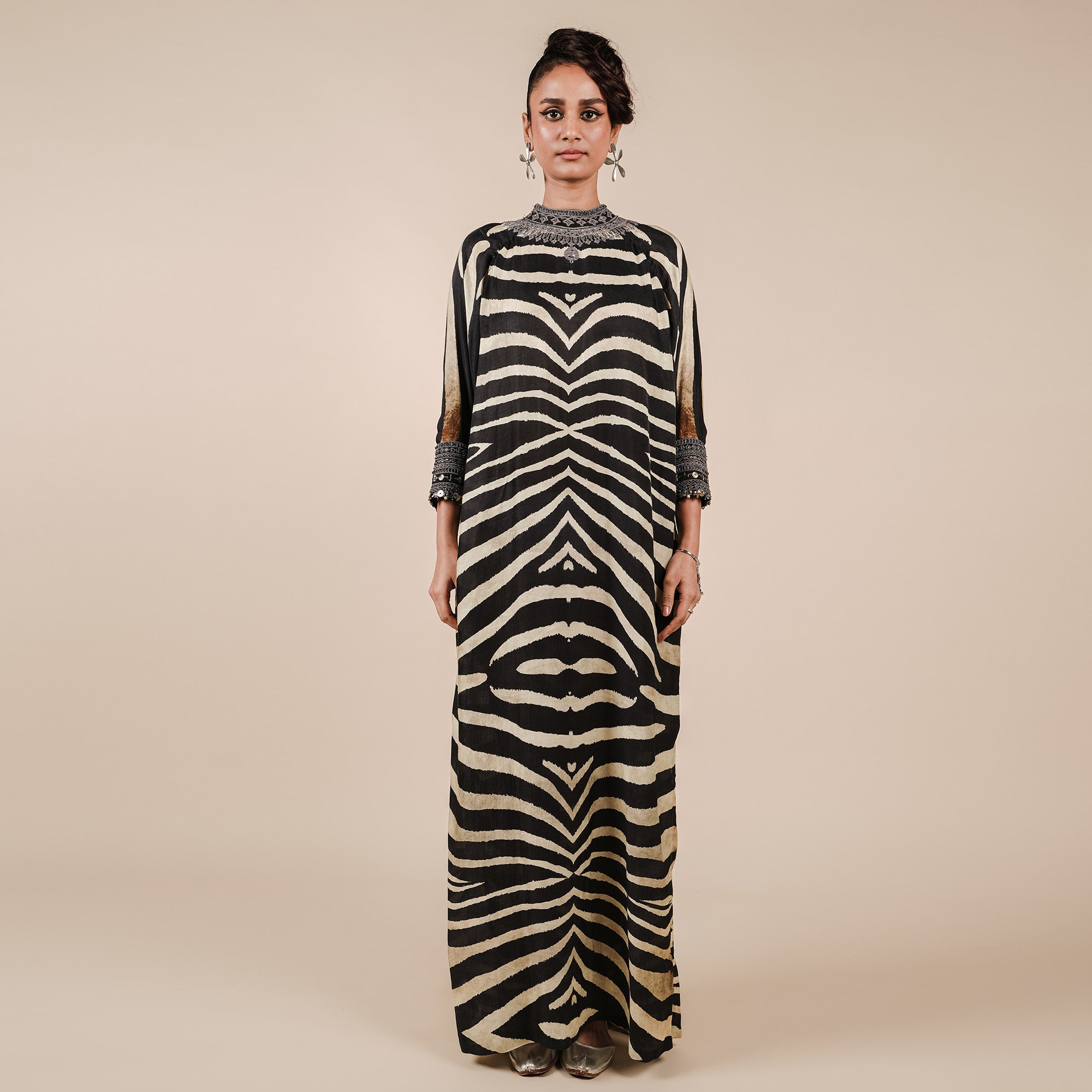 Zebra Print Kaftan | CHAR