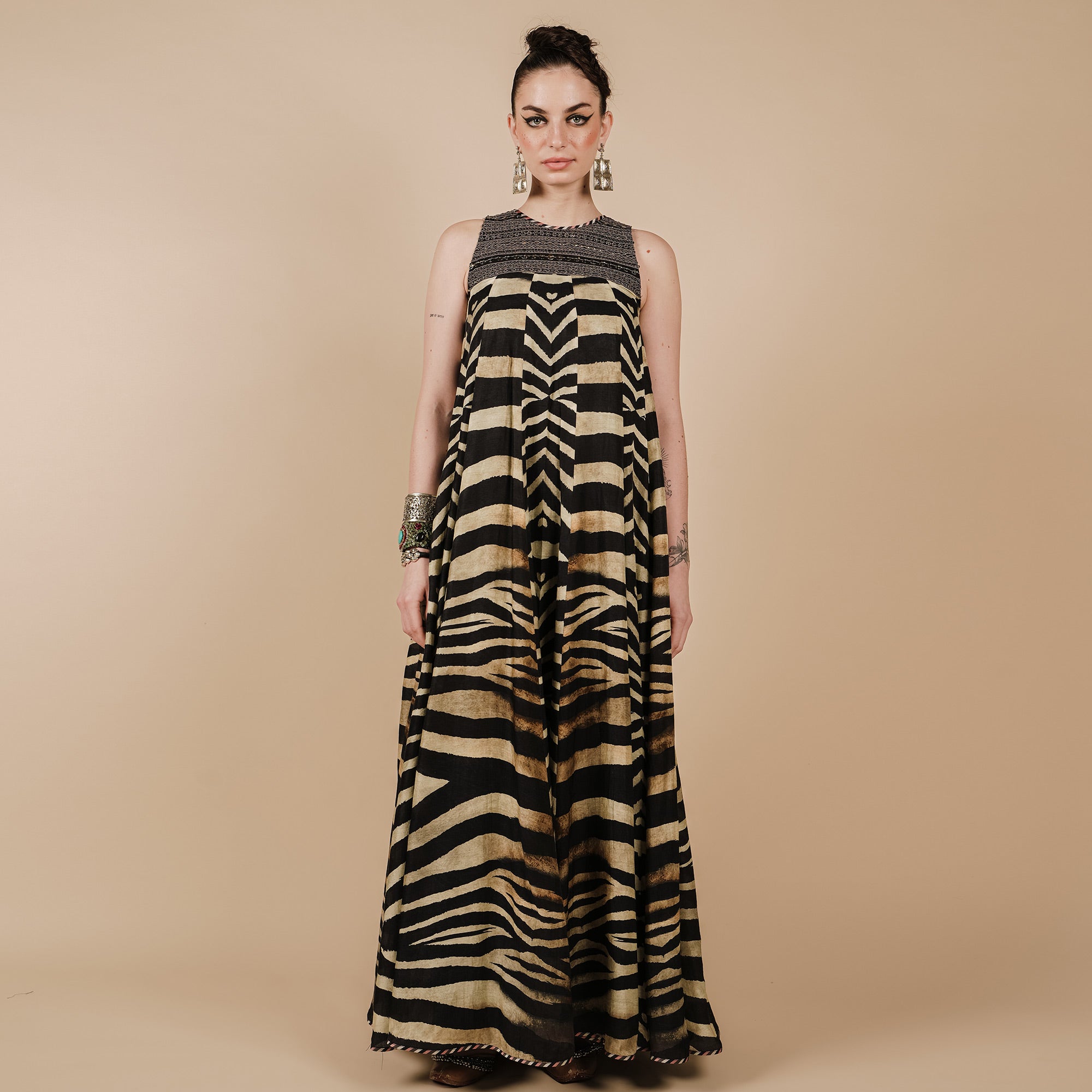 Zebra Print Maxi Dress | CHAR