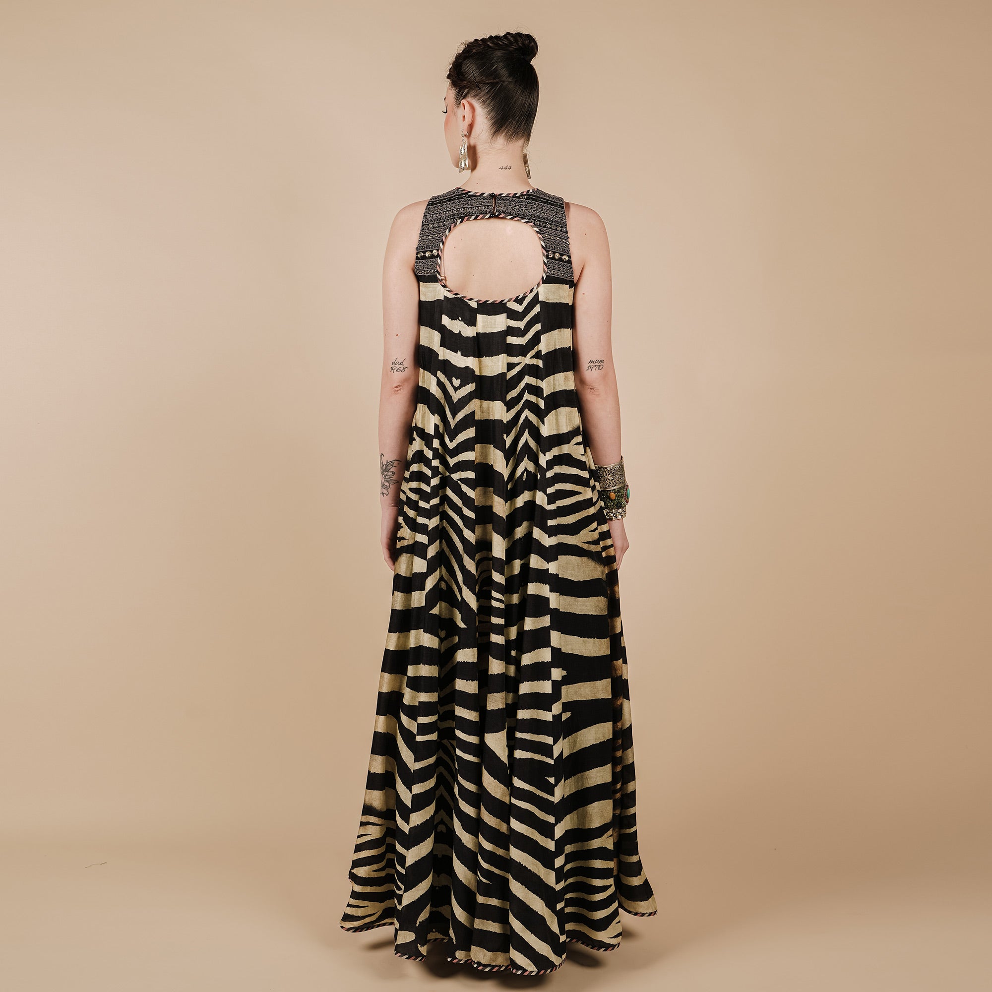 Zebra Print Maxi Dress | CHAR