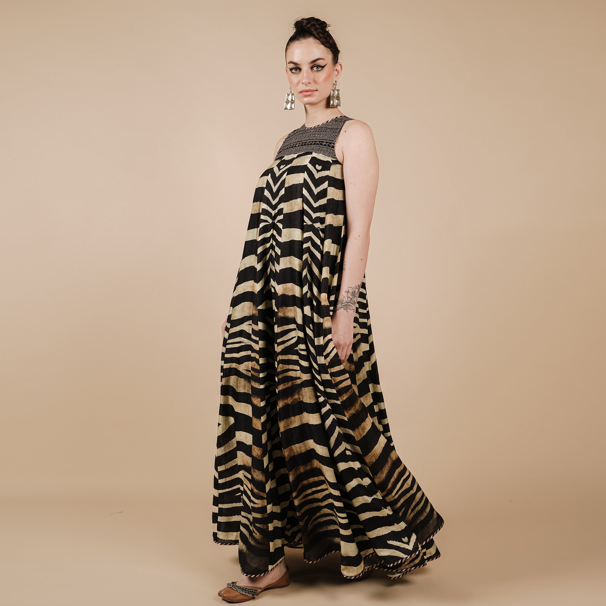 Zebra Print Maxi Dress | CHAR