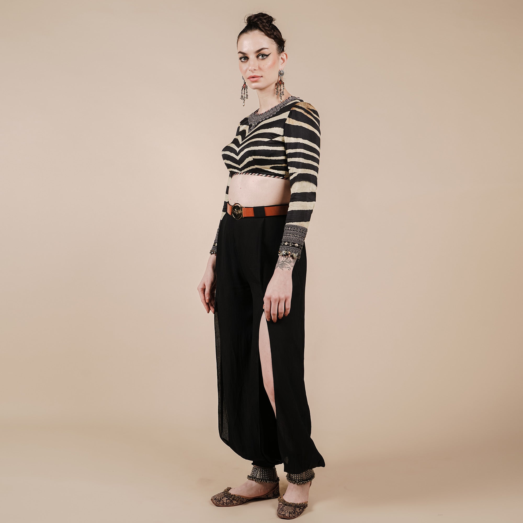 Zebra Print Short Top | CHAR