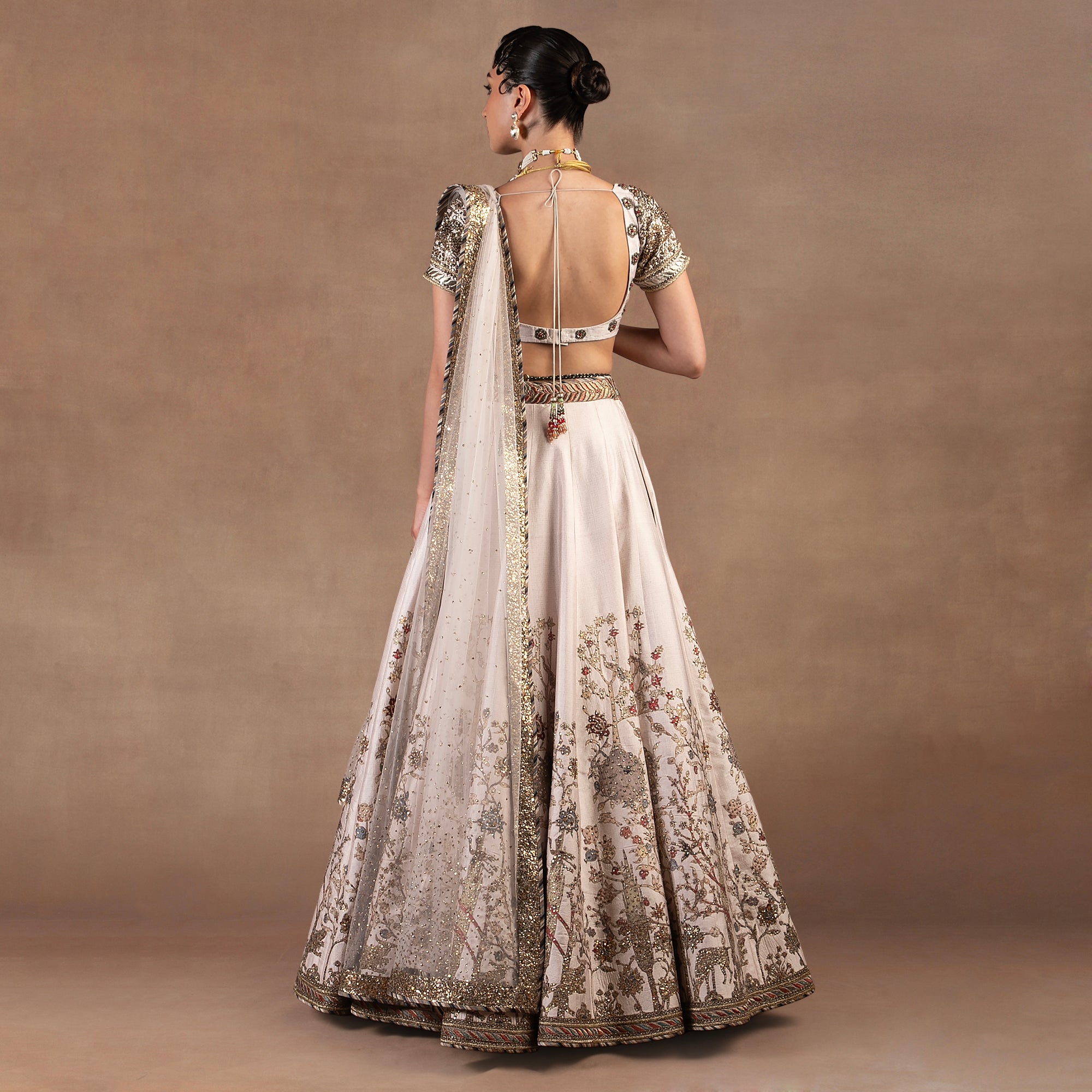 Almond Ivory Lehenga Set | EAST