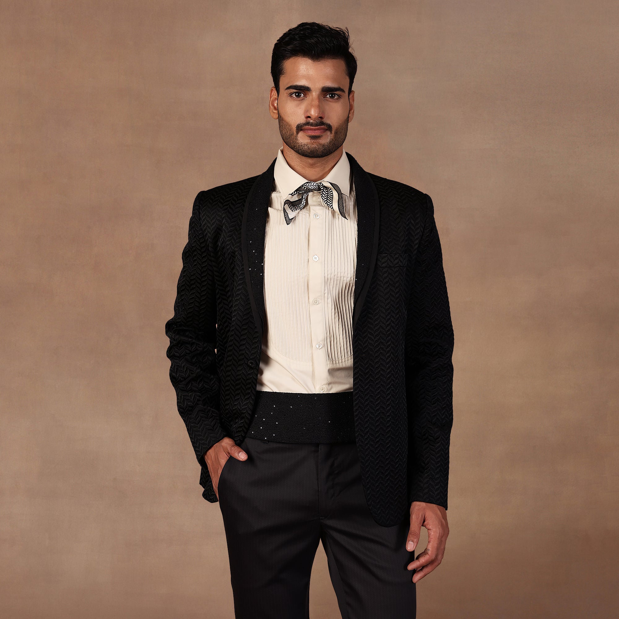 Black Chevron Tuxedo | EAST