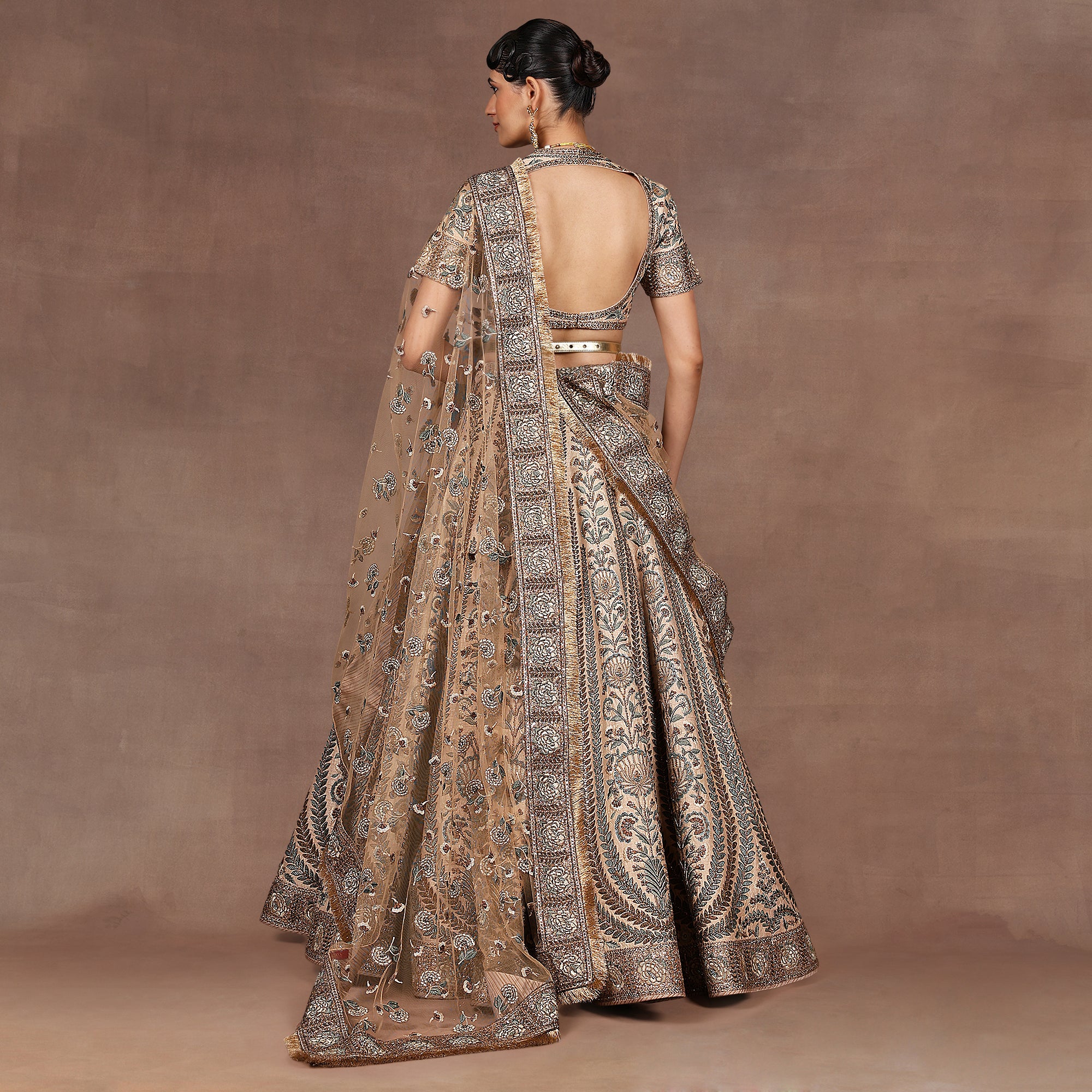 Blush Beige Lehenga Set | EAST