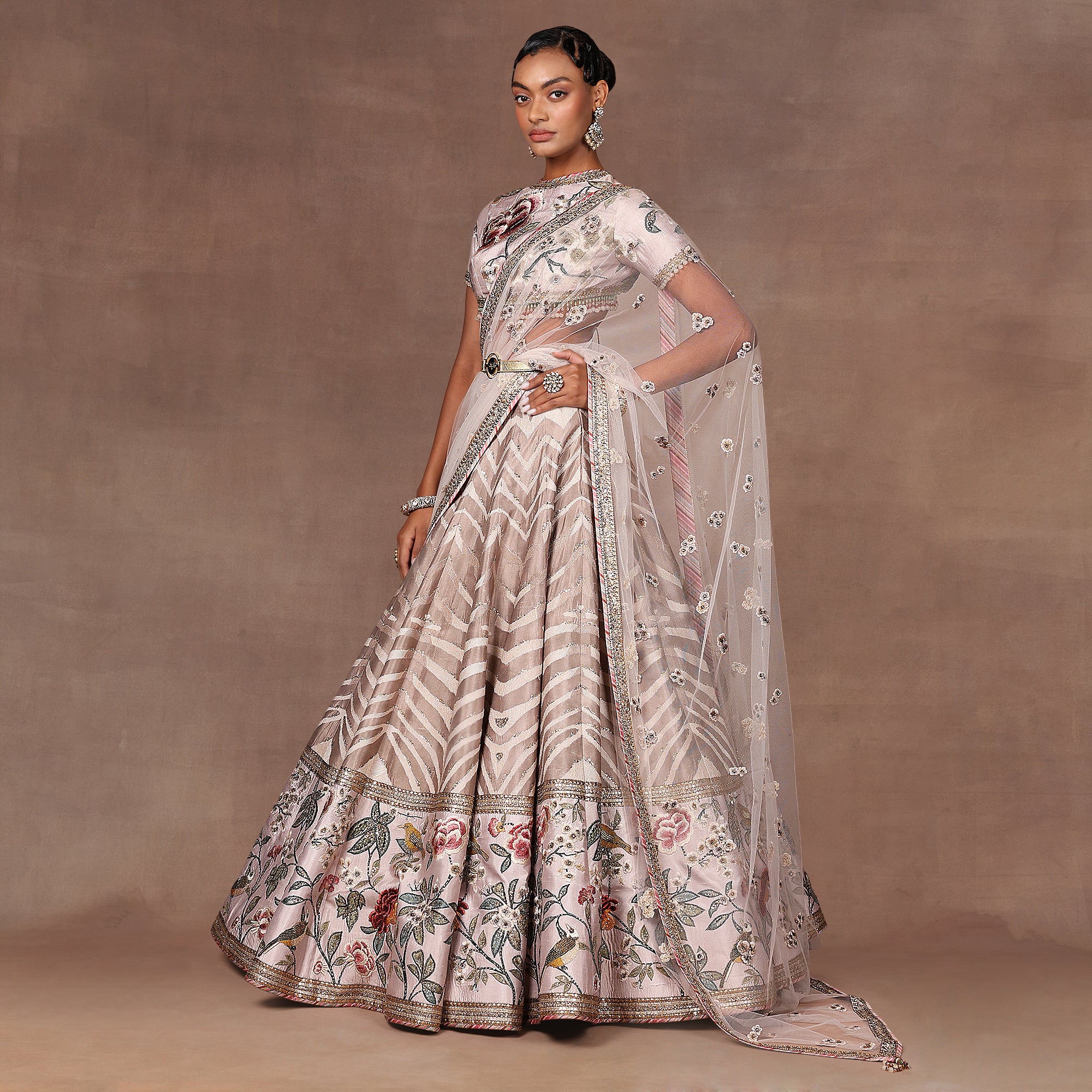 Blush Pink Lehenga Set | EAST