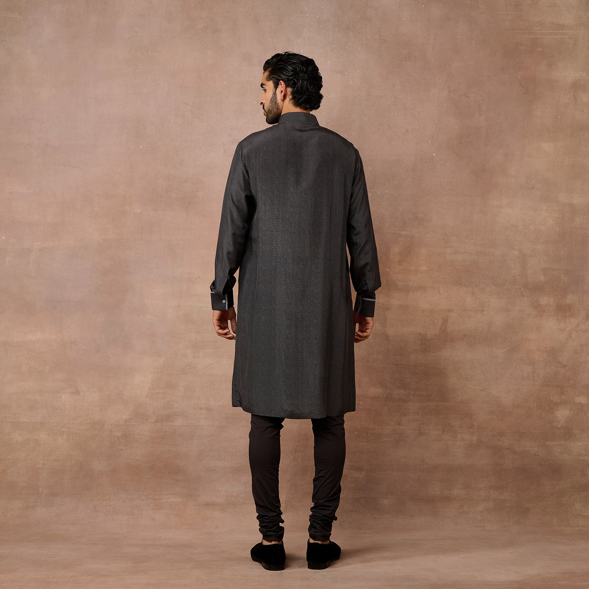Caviar Black Kurta Set | EAST