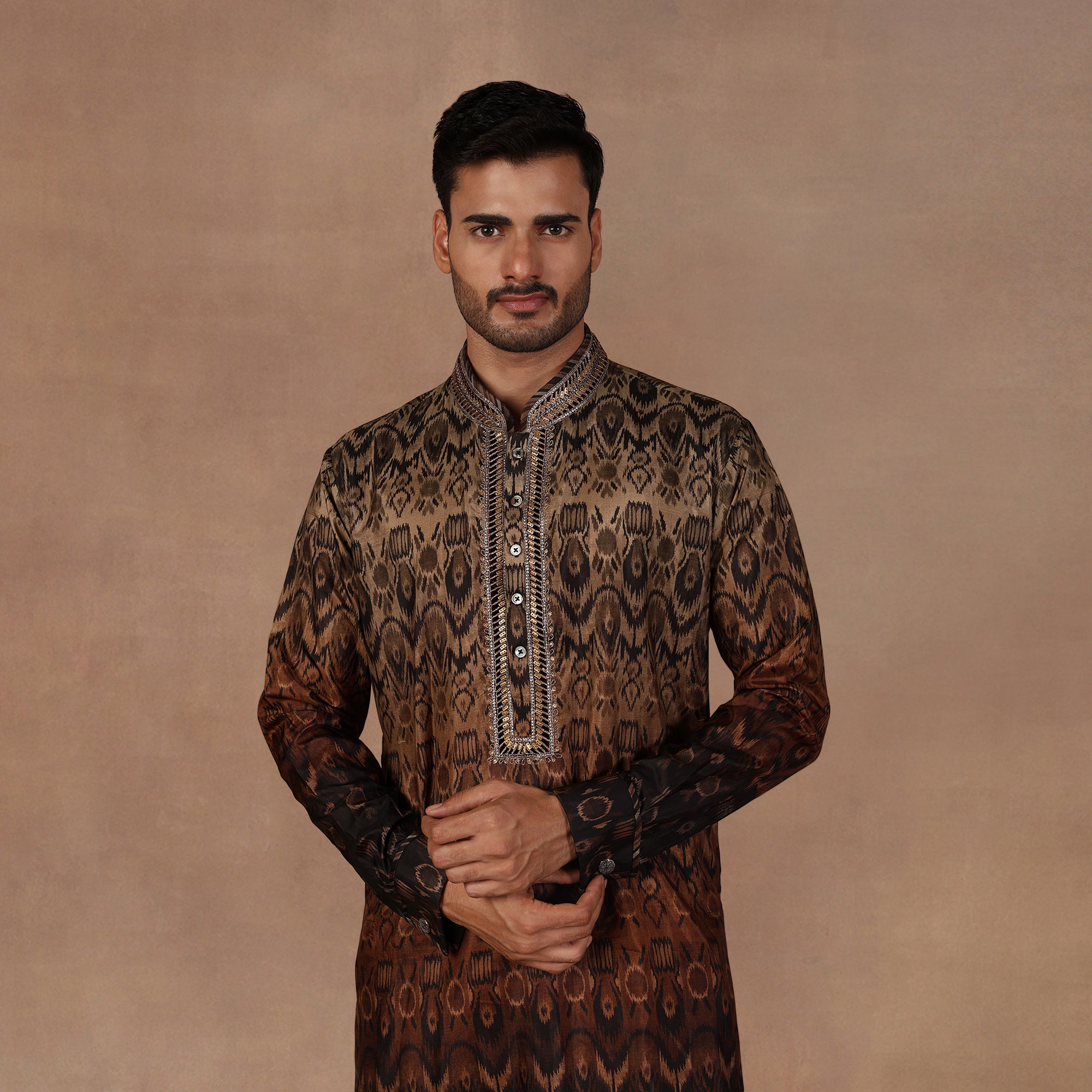 Chocolate Ombre Kurta Set | EAST