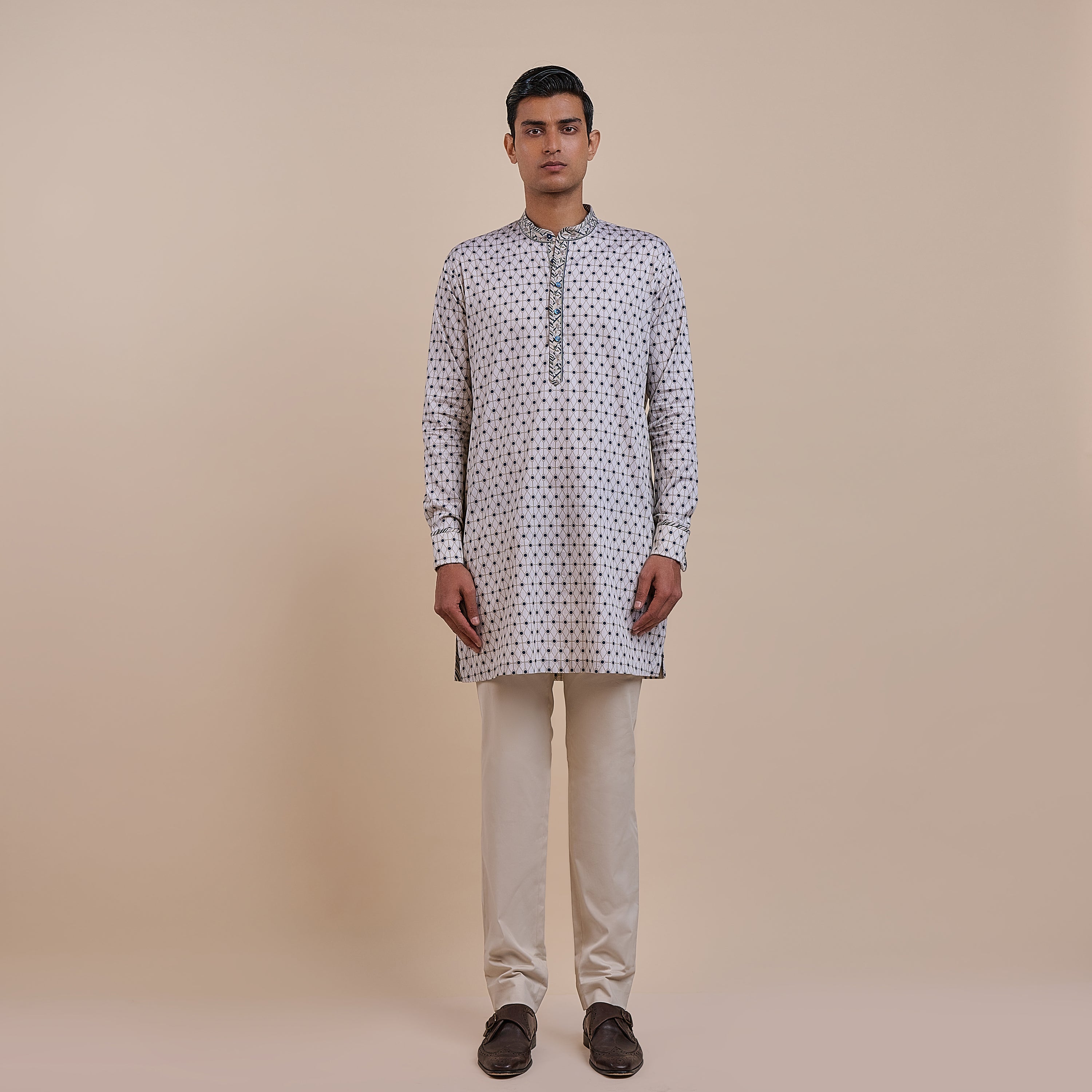 Crème Ivory Kurta | ATTH