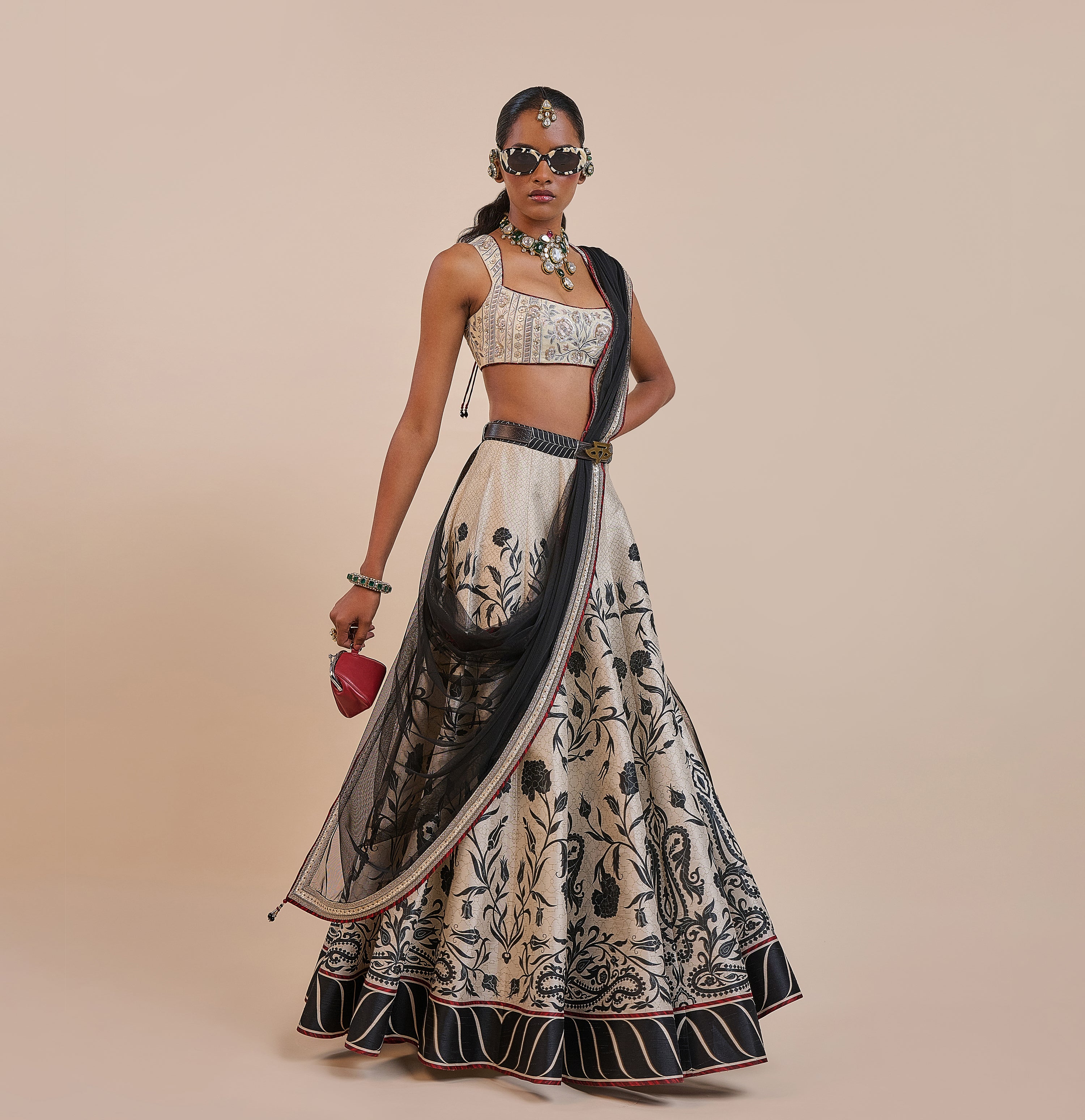 Crème Ivory Skirt Set | ATTH