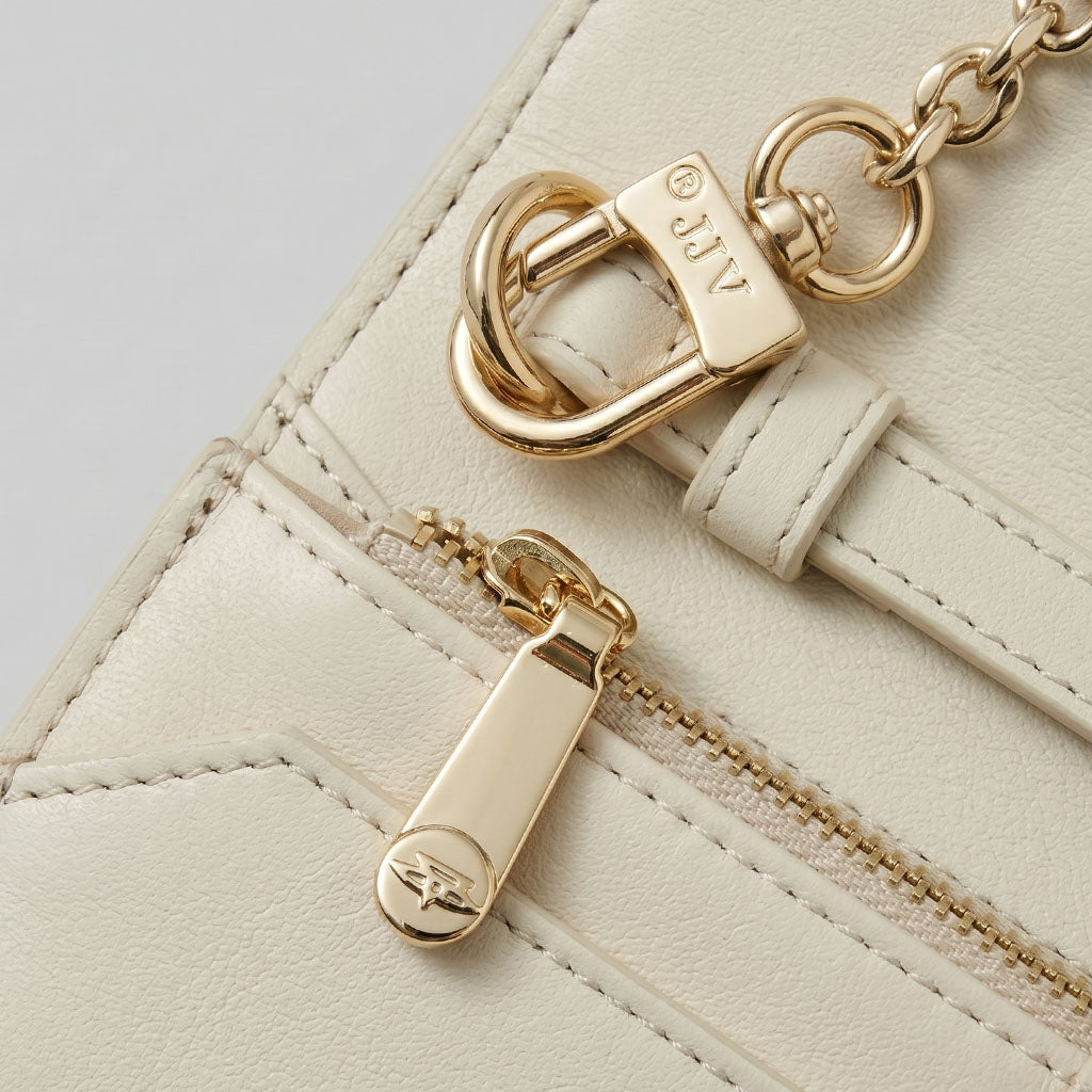 Crème Ivory Trifold Wallet
