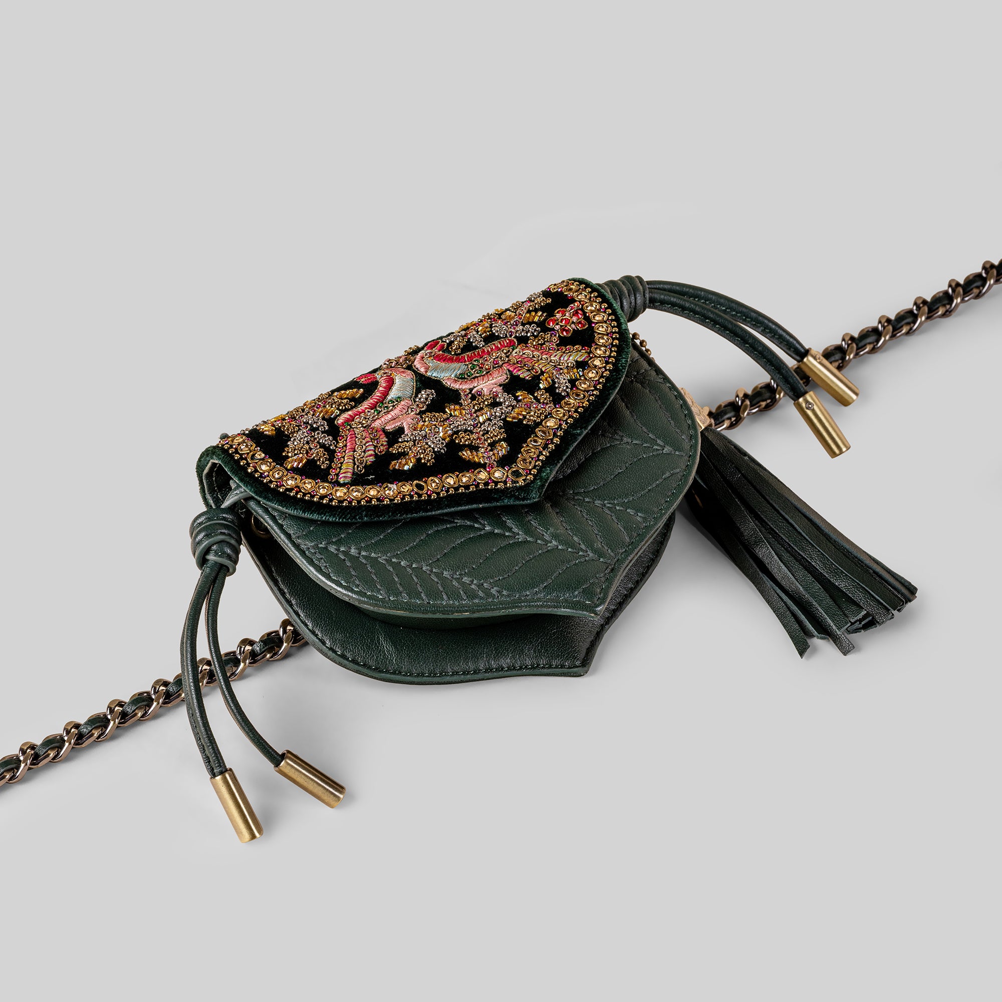 Emerald Batua Belt Bag