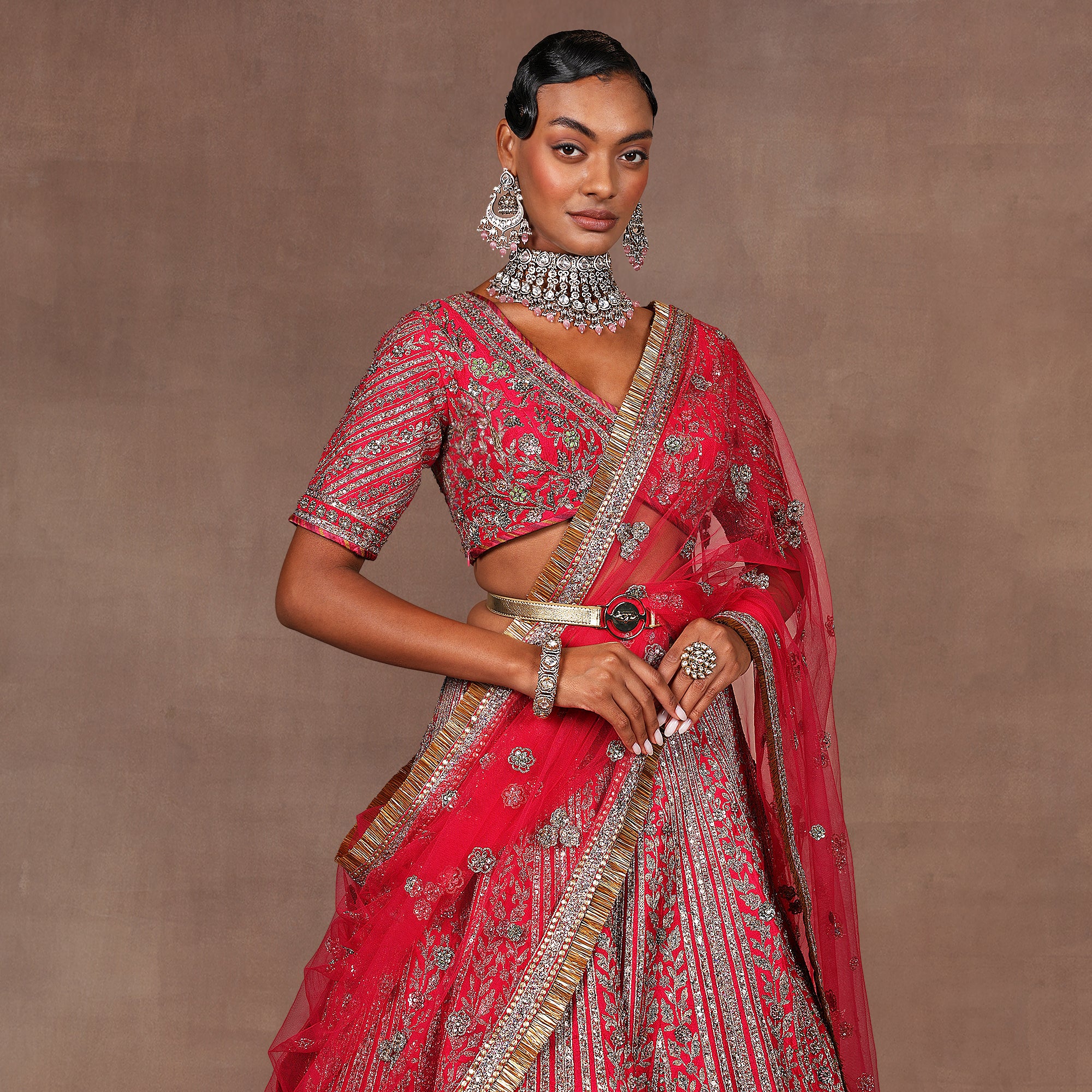 Fuschia Lehenga Set | EAST