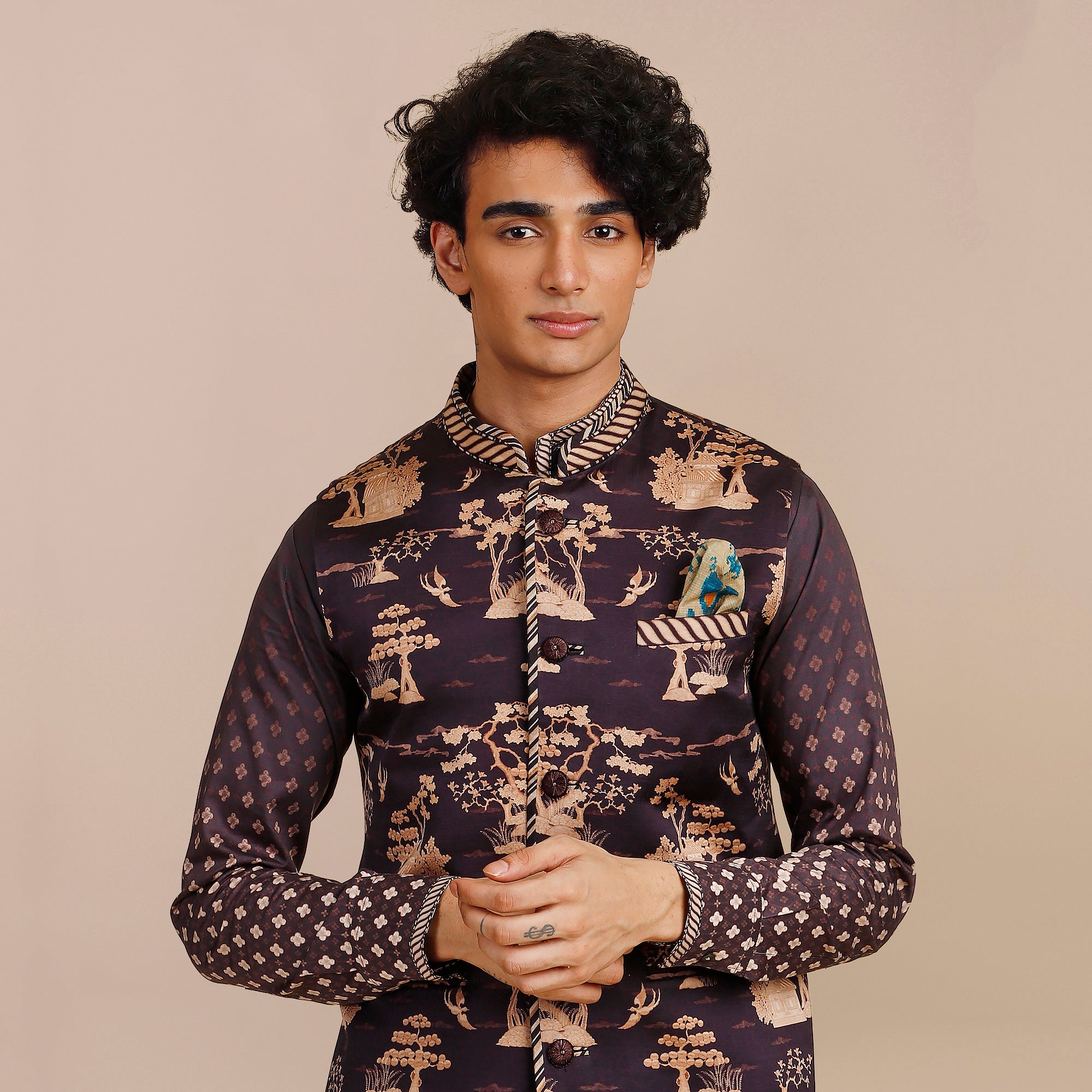 Imperial Purple Nehru Jacket | SATT