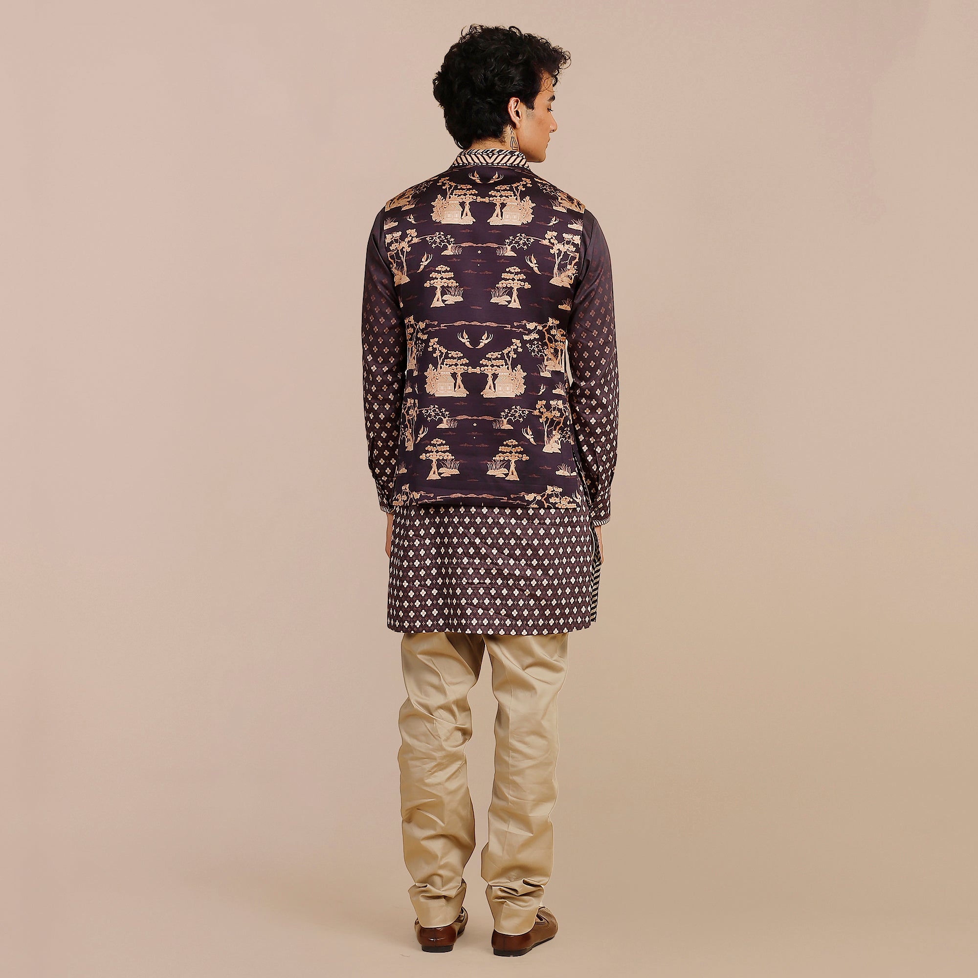 Imperial Purple Nehru Jacket | SATT