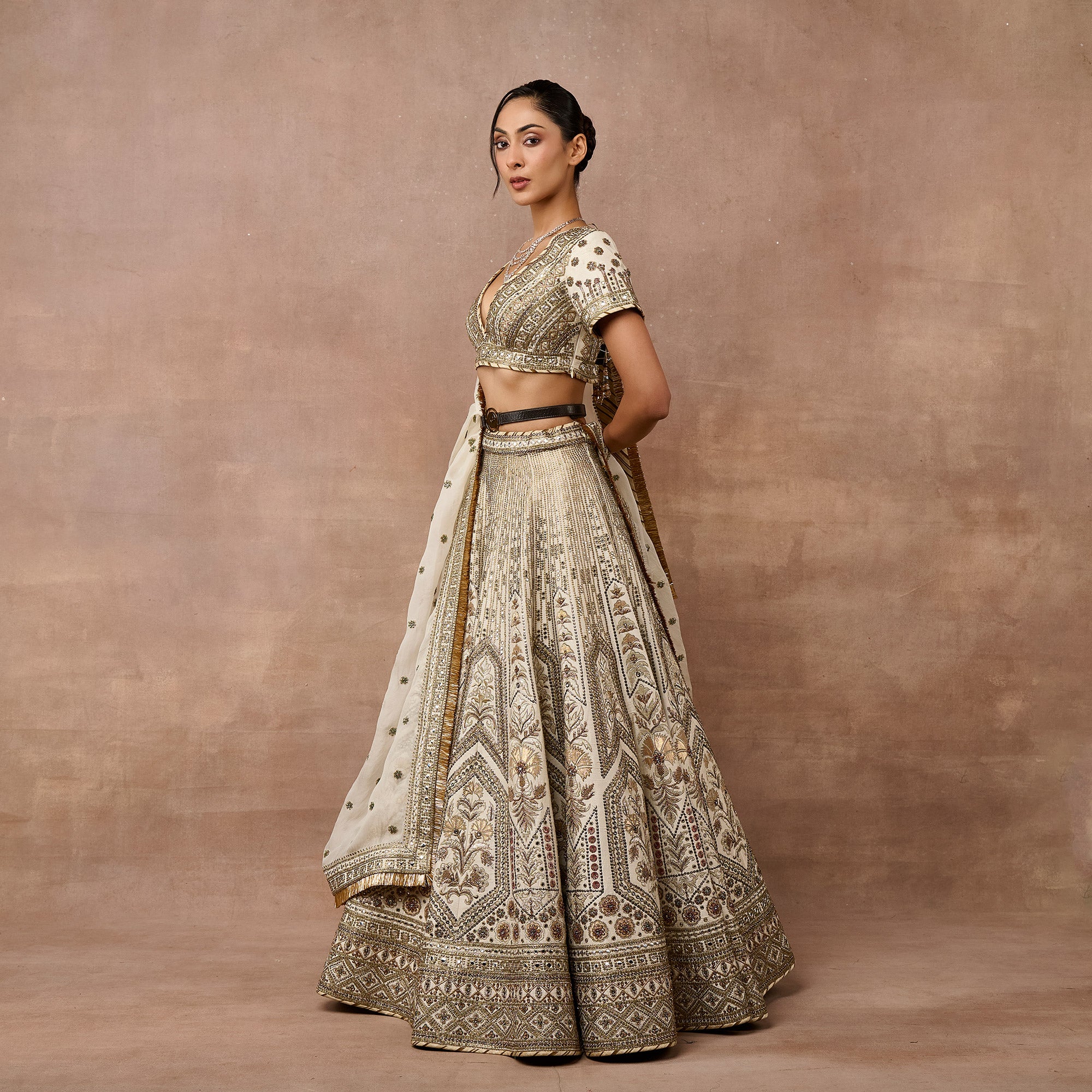 Ivory - Yellow Lehenga Set | EAST