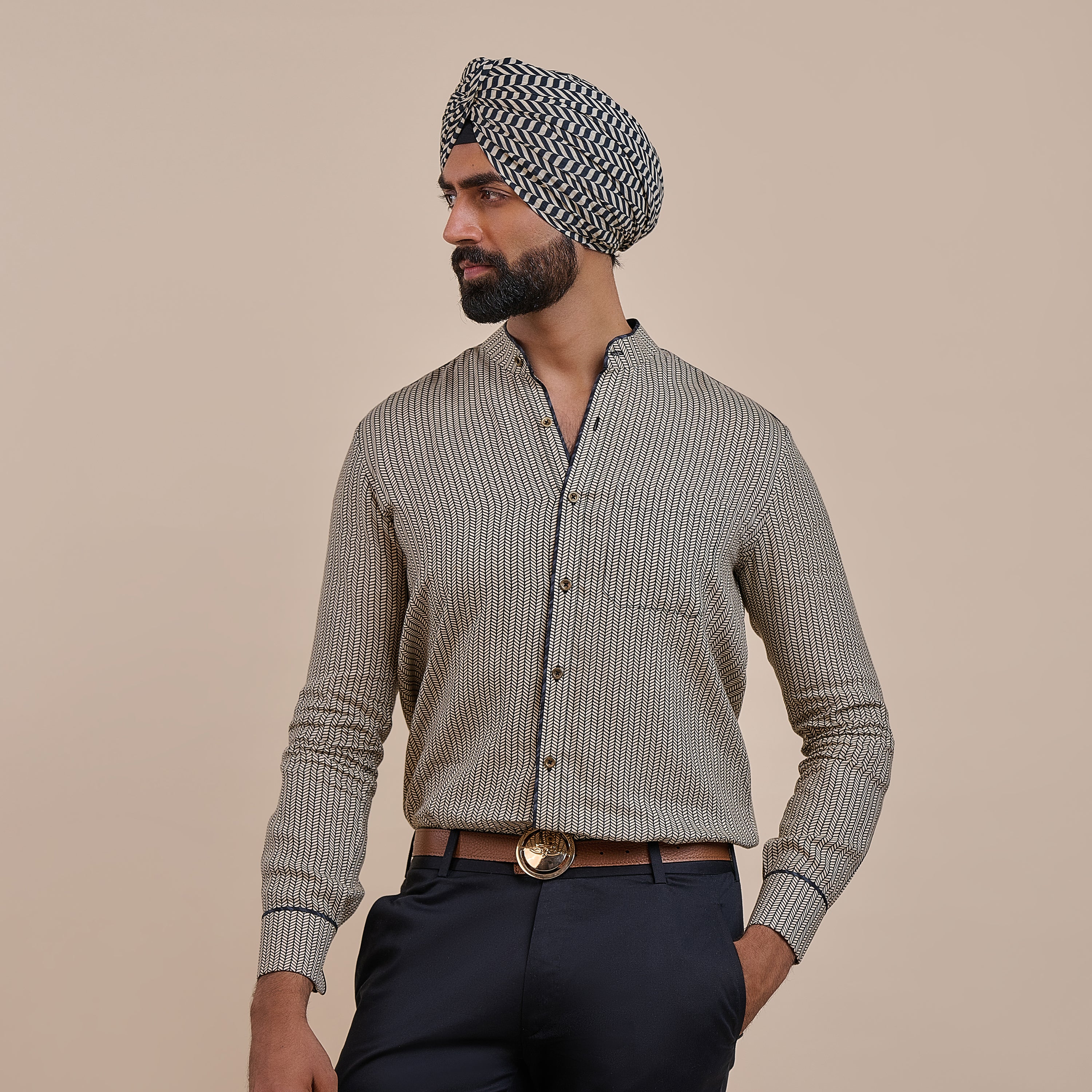 Micro Chevron Shirt | ATTH