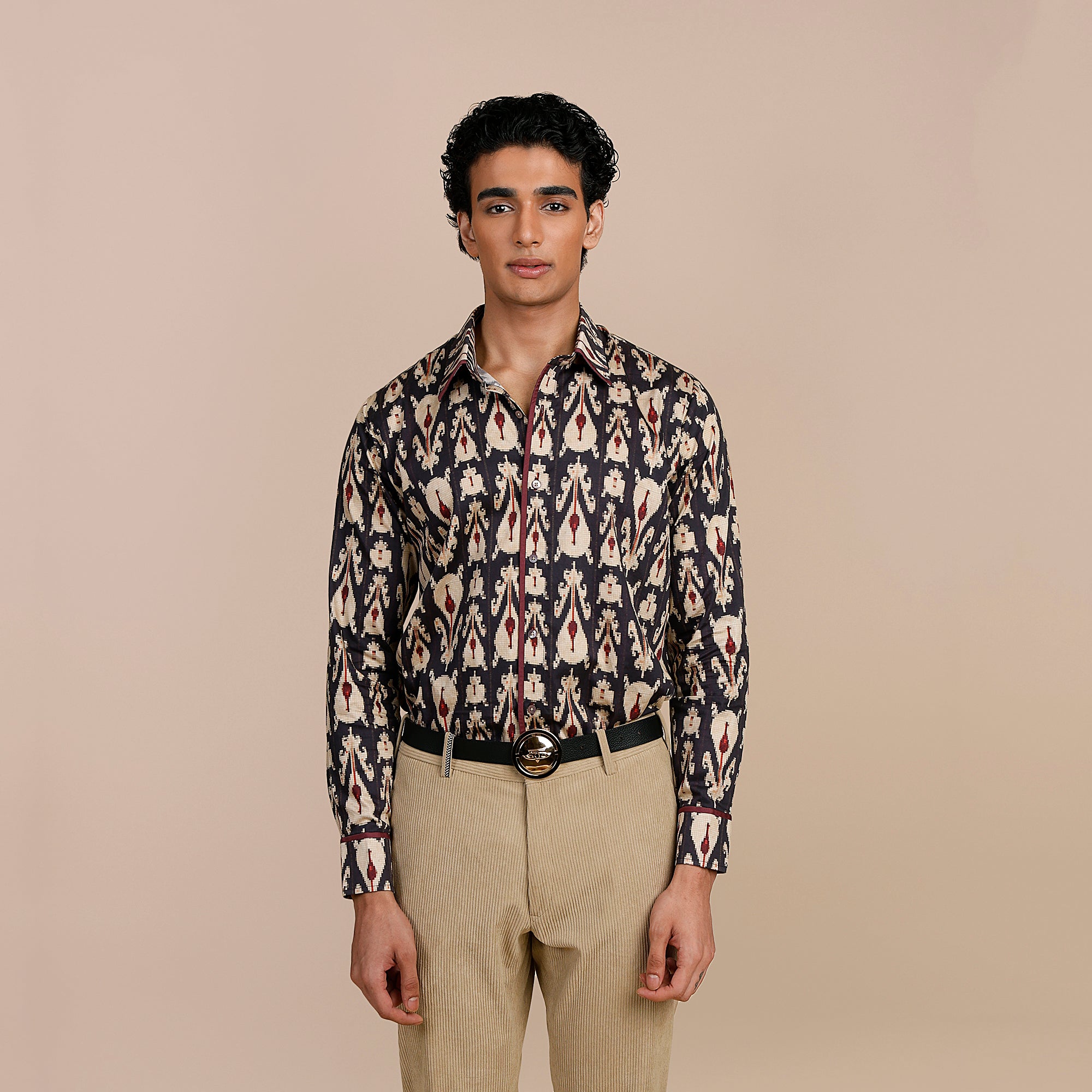 Midnight Blue - Ivory Shirt | SATT