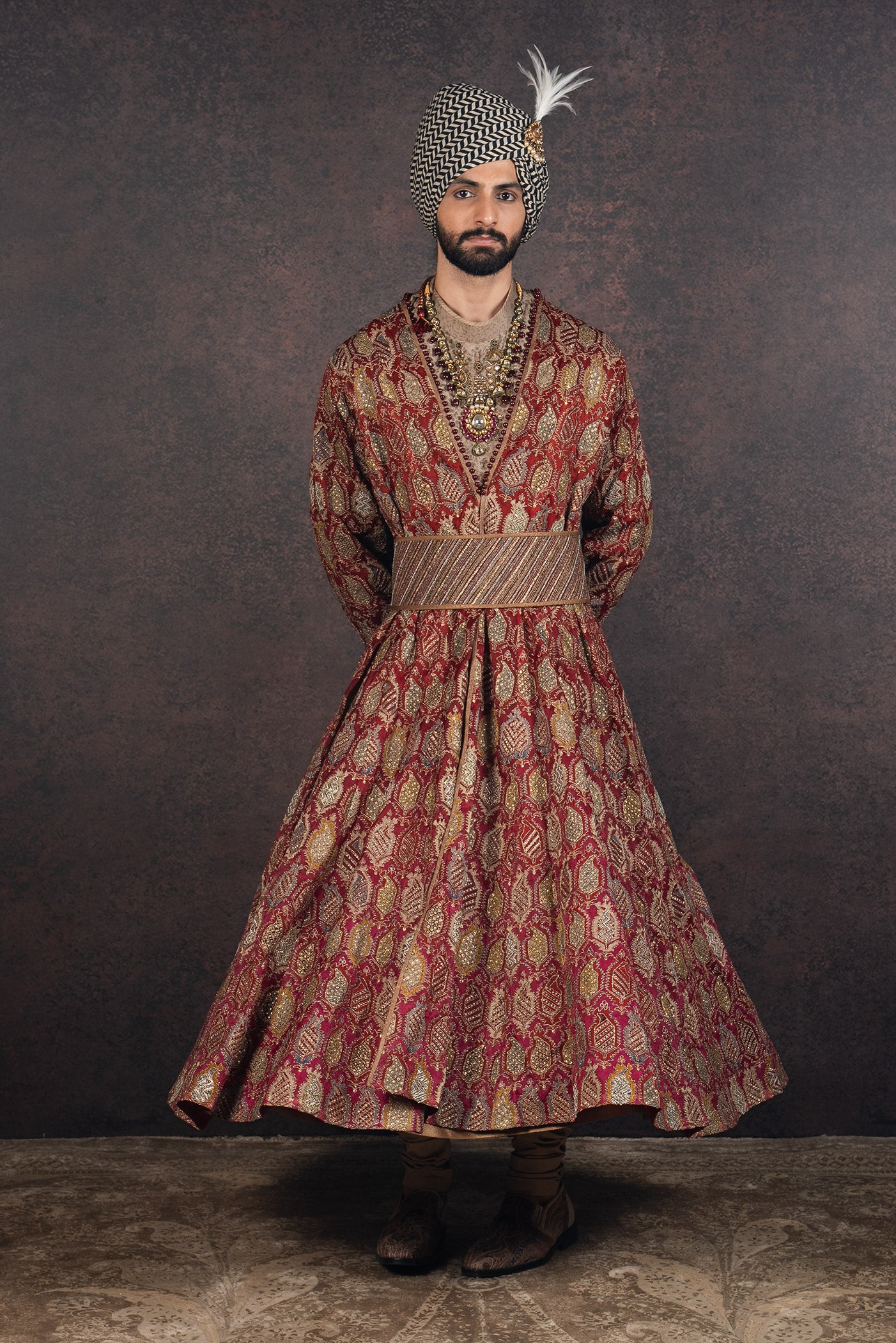 Multi-Colored Embroidered Kamarbandh | MURAQQA
