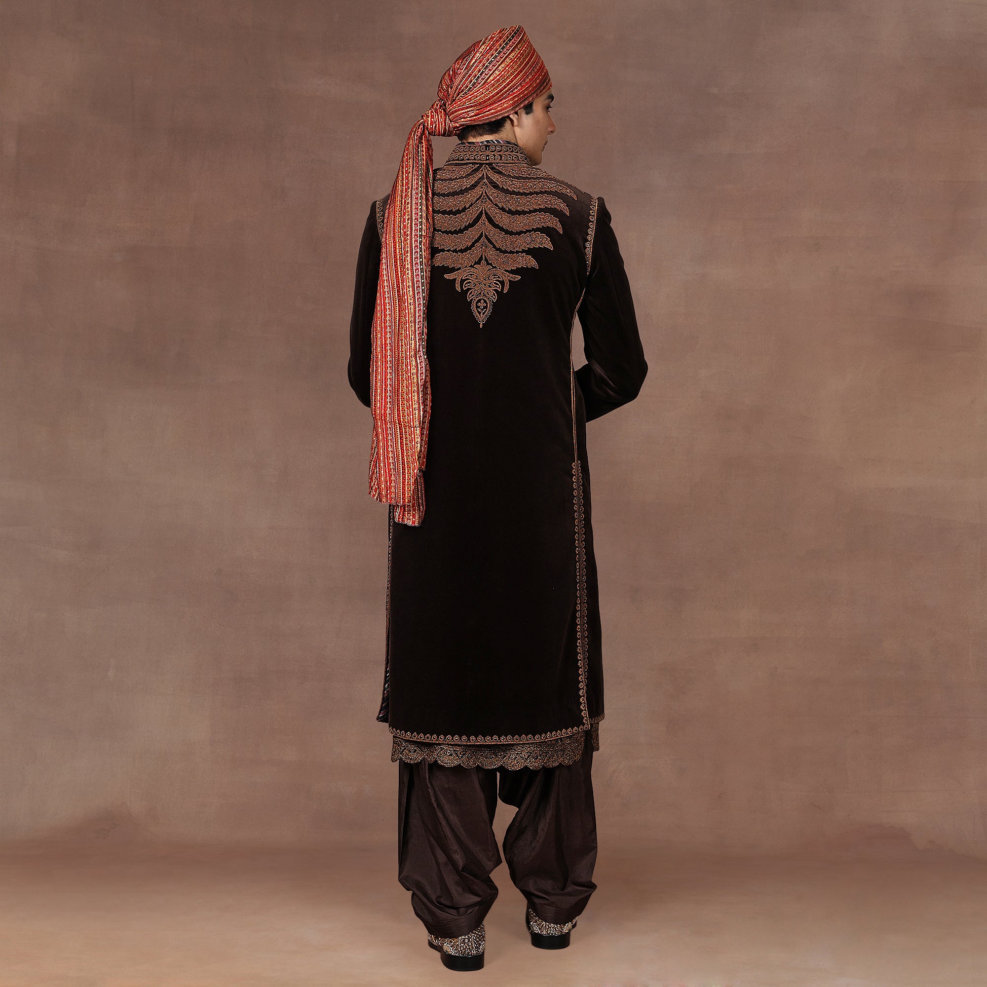 Multi Pink Striped Safa | EAST