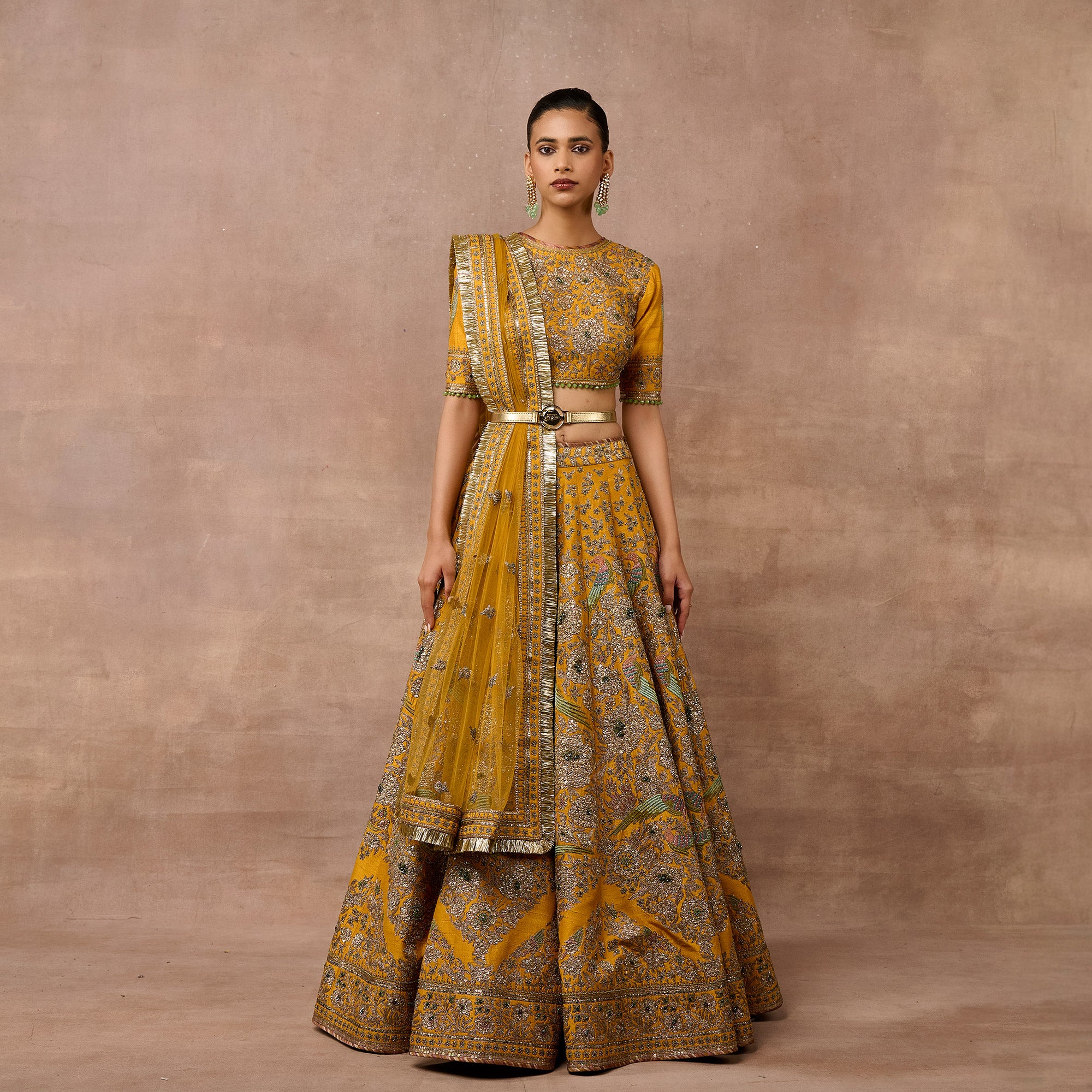 Mustard Yellow Lehenga Set | EAST