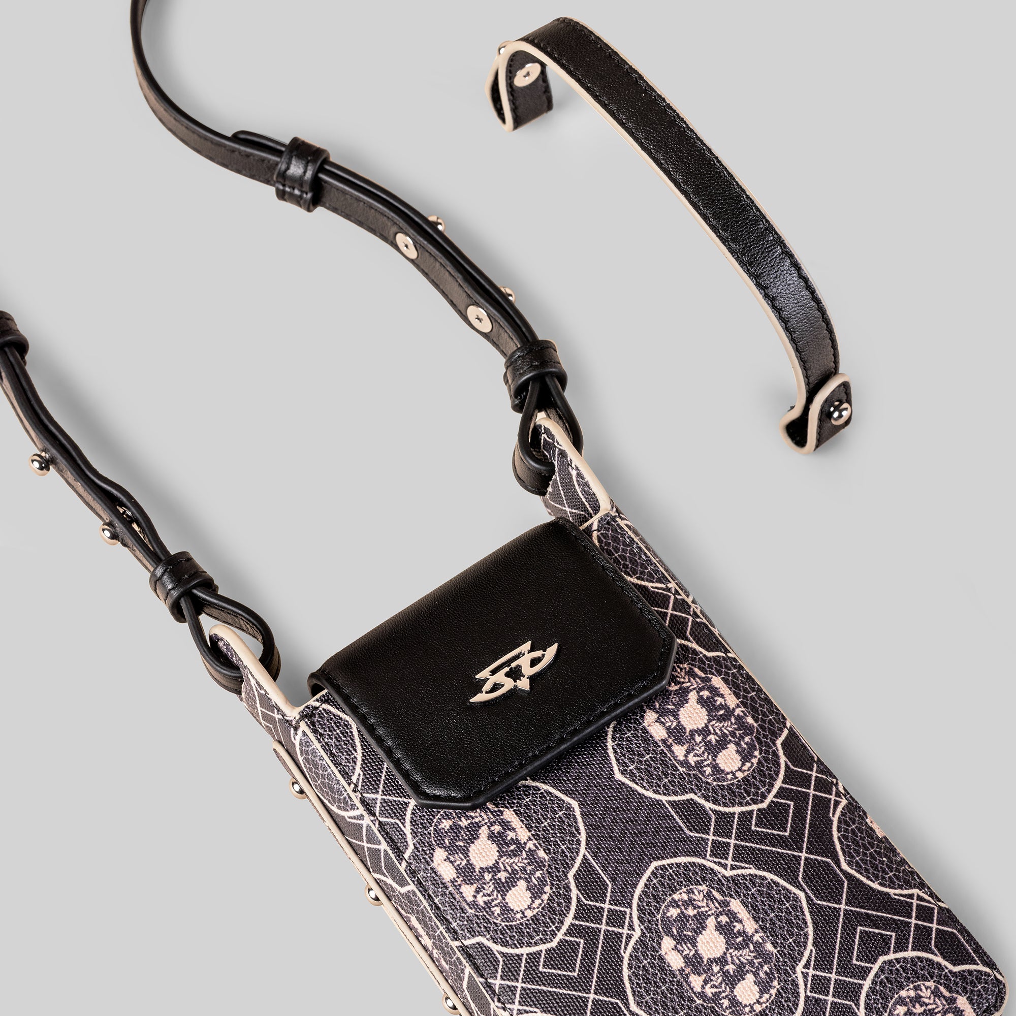 Noir Art Deco Micro Bag