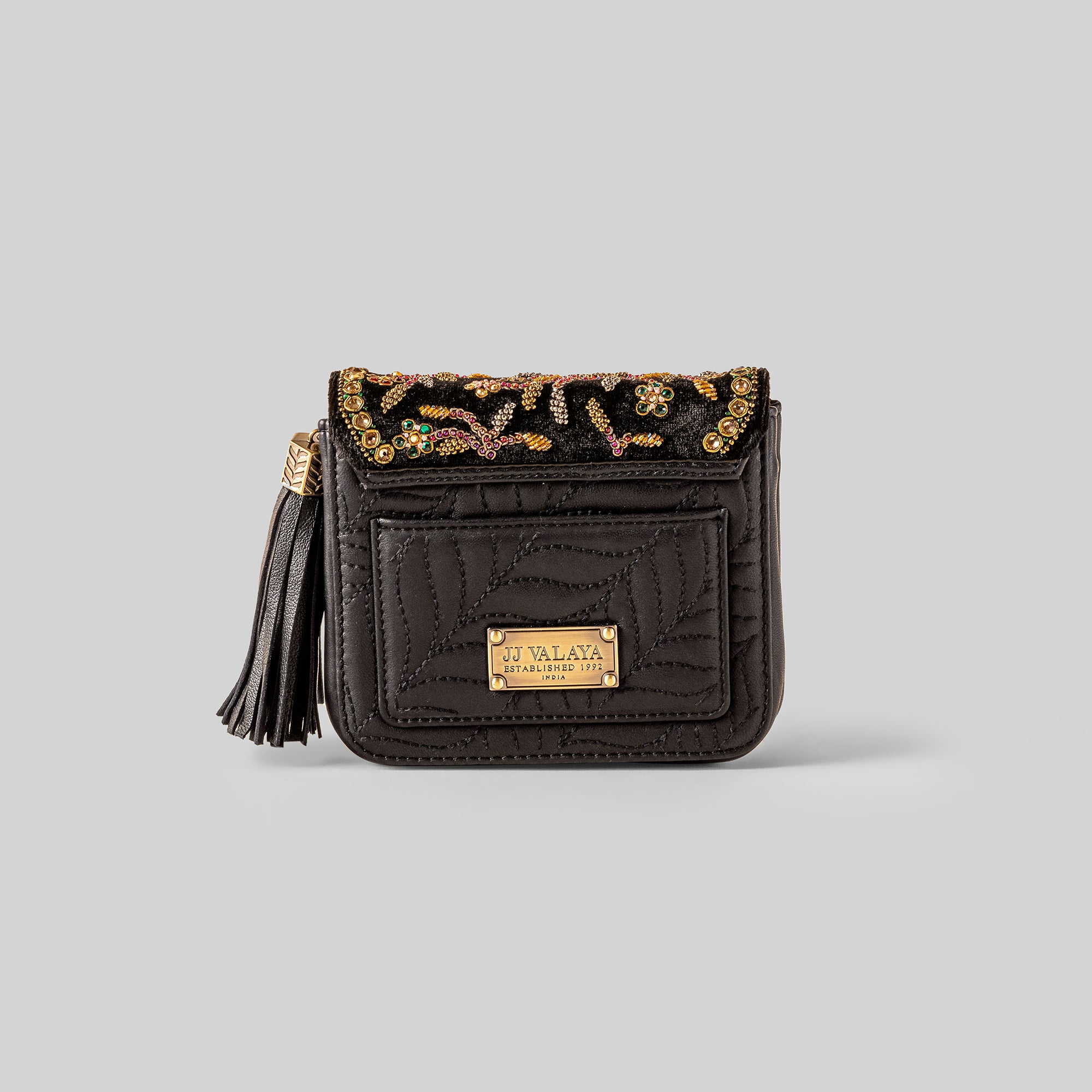 Noir Mini Flap Bag