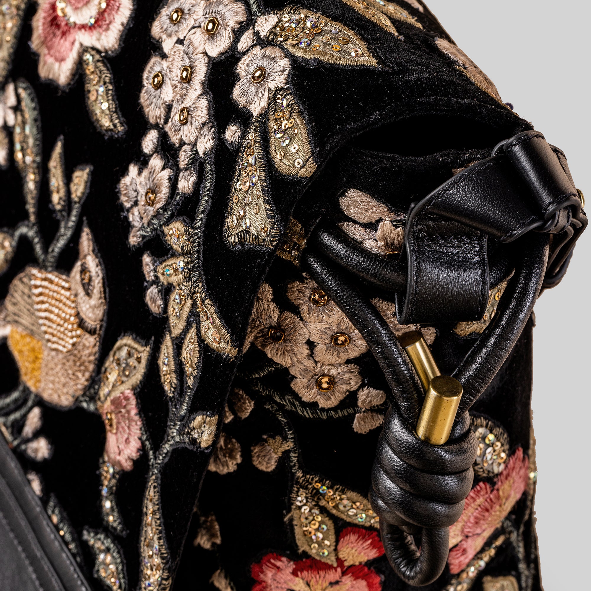 Noir Oversized Clutch Bag