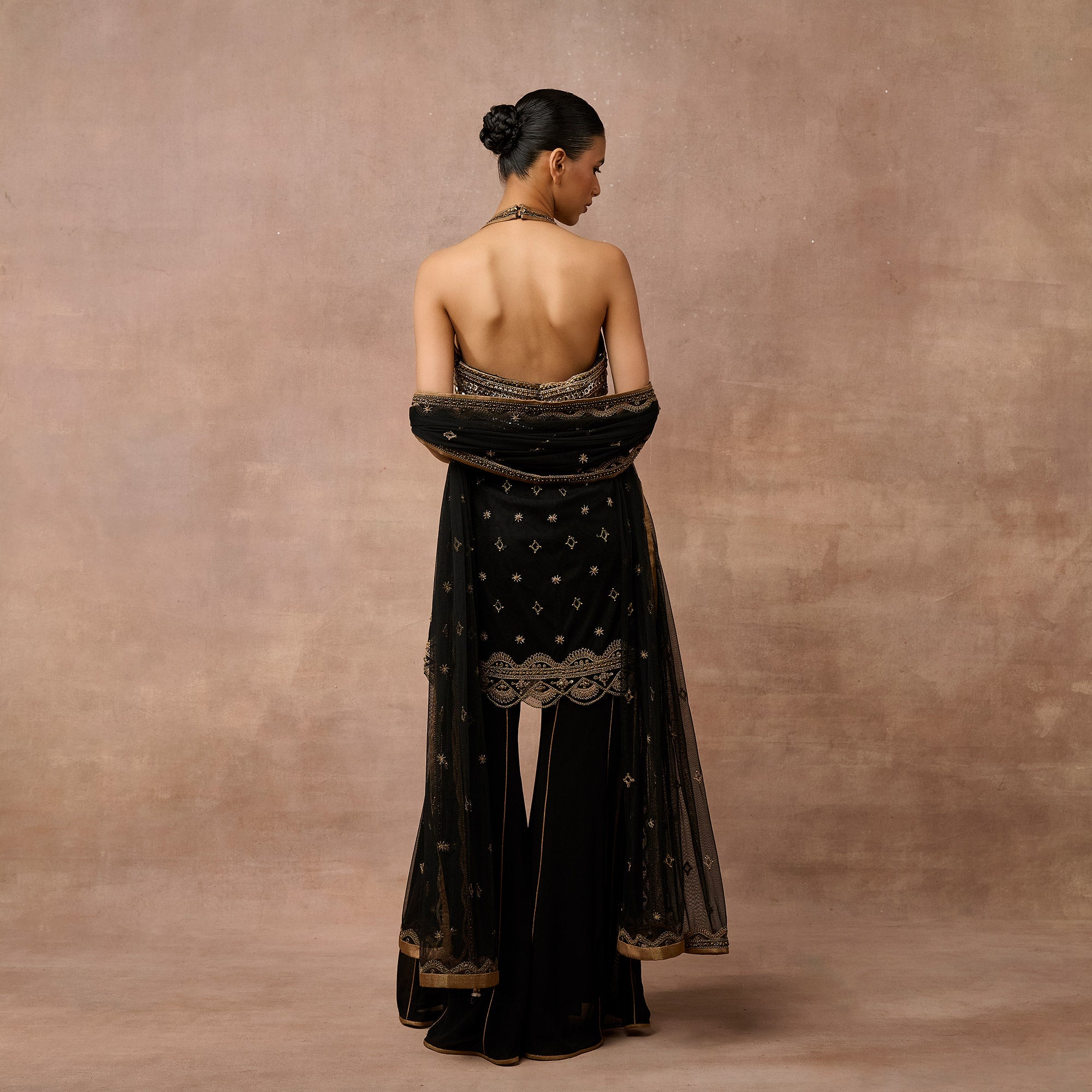 Noir Sharara Set | EAST